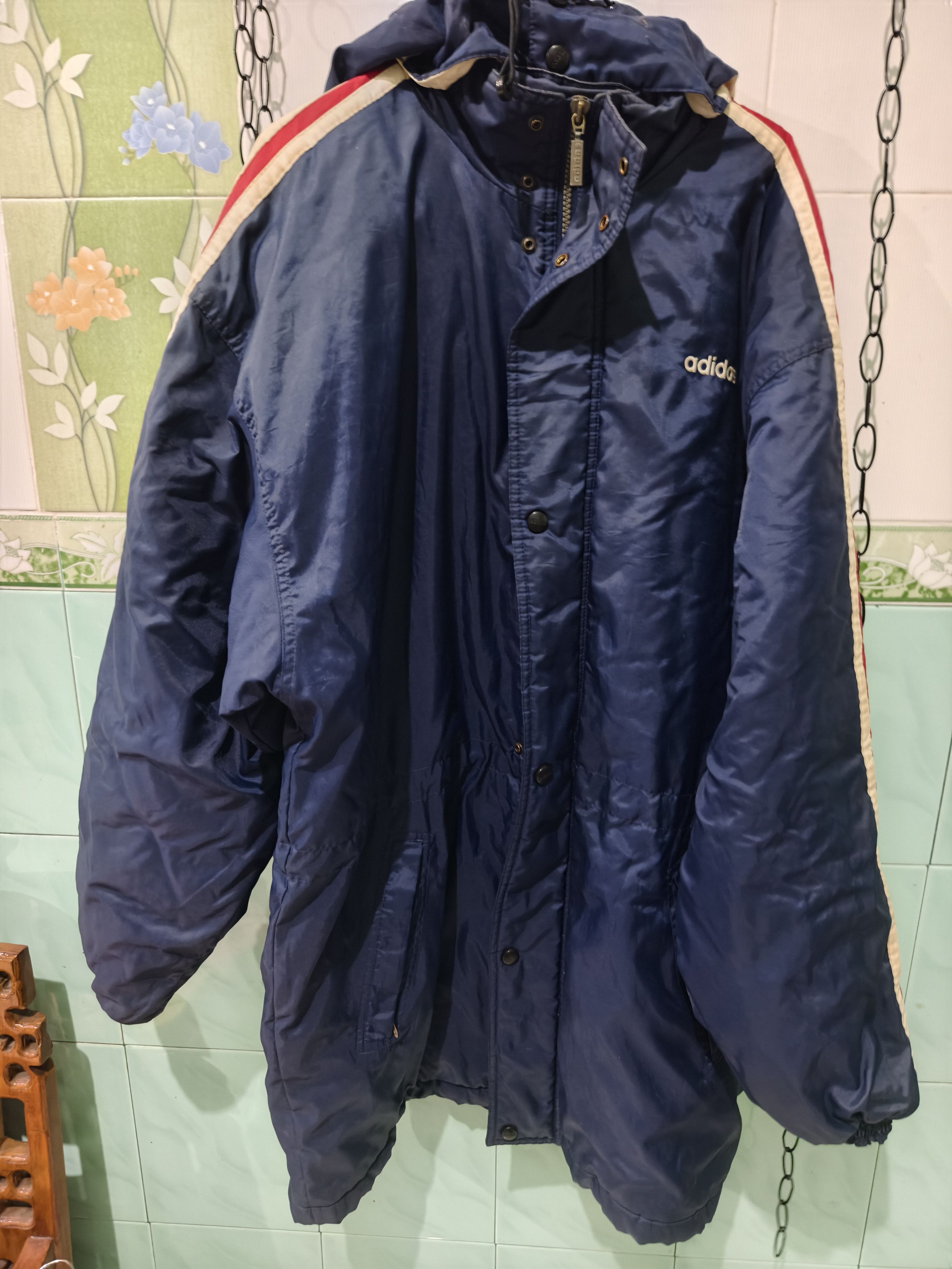 Adidas Adidas vintage jacket stripes Size US XL / EU 56 / 4 - 2 Thumbnail