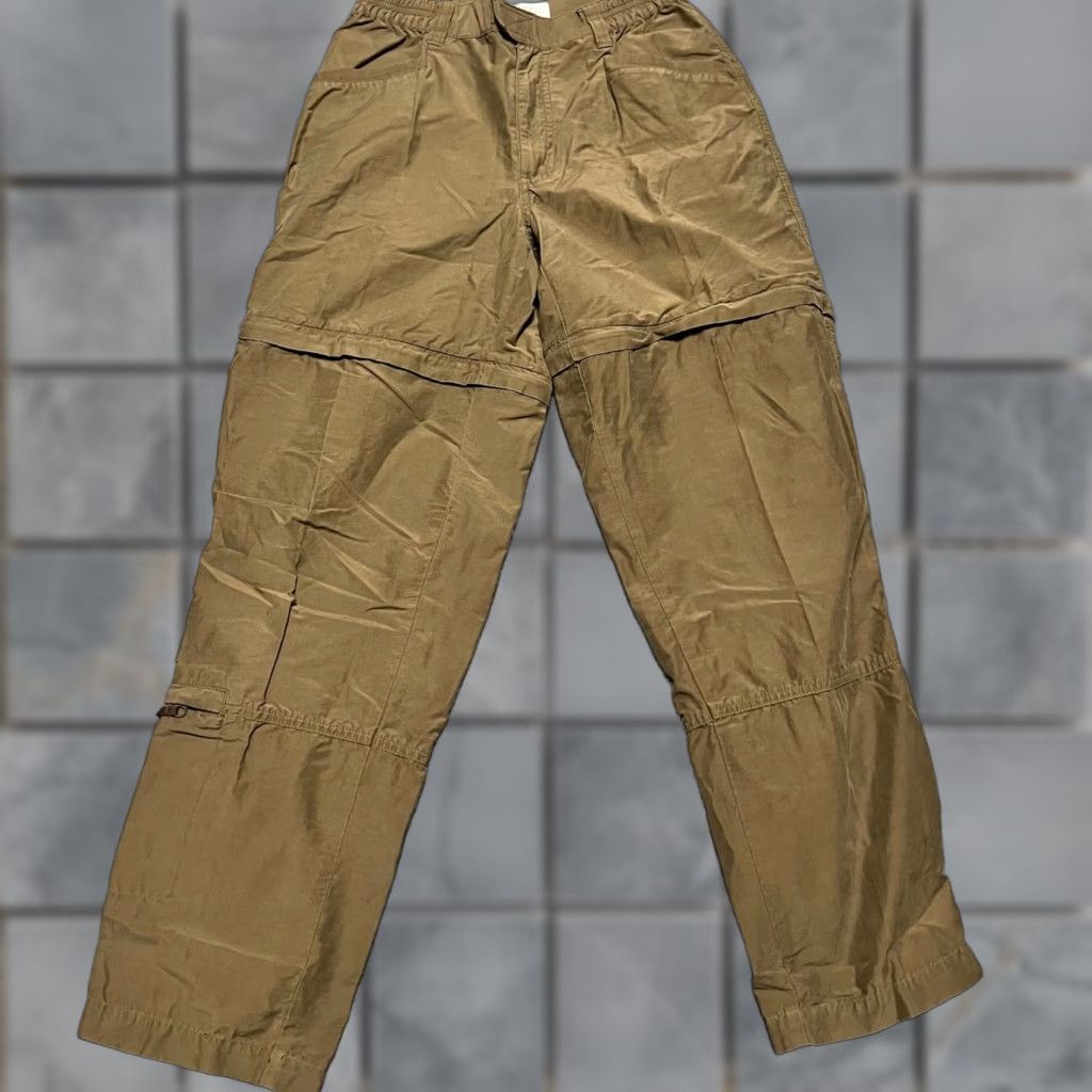 Vintage Columbia Pants Womens 6 Short Zip Off Convertible Cargo Hiking Brown Green Shorts Womens 6 Brown Green Zip Off Convertible Shorts Hiking Size 28" / US 6 / IT 42 - 1 Thumbnail