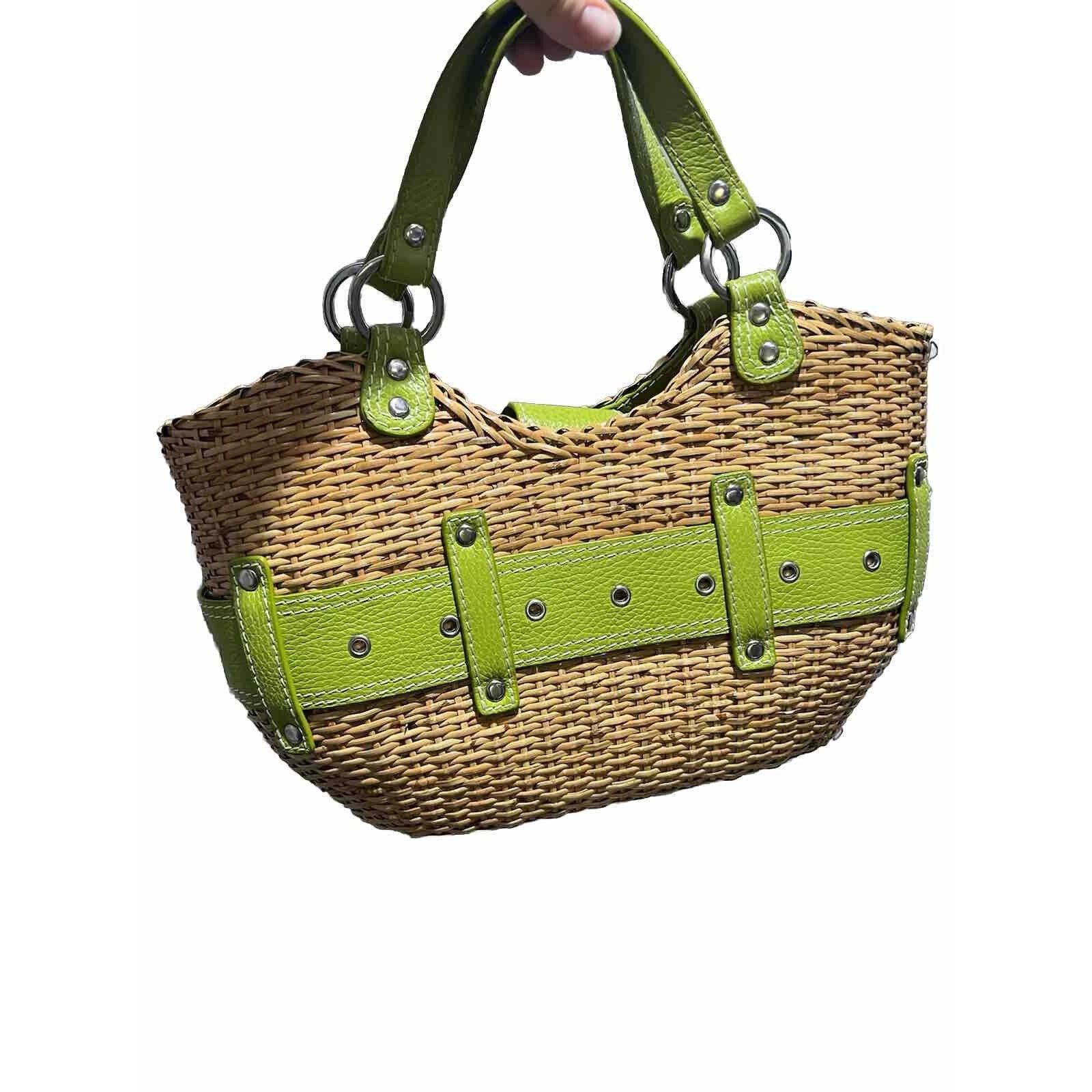 & Other Stories RAFE Leather Trim Bamboo Shoulder Brown Bag B000487 Size ONE SIZE - 5 Thumbnail