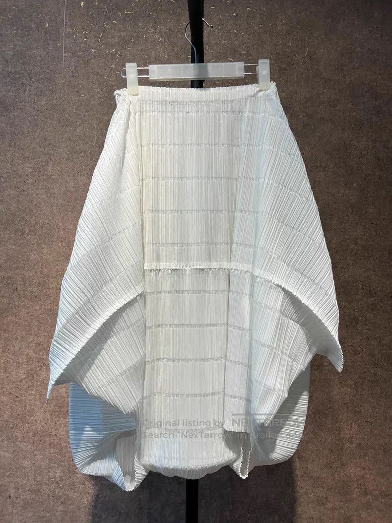 Issey Miyake Issey Miyake size:1 White Bamboo Joint Balloon Pants Size 22" - 1 Thumbnail