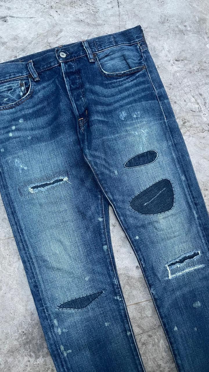 Denim & Supply Ralph Lauren Denim & Supply Ralph Lauren Patchwork Denim Pants Size US 32 / EU 48 - 2 Thumbnail