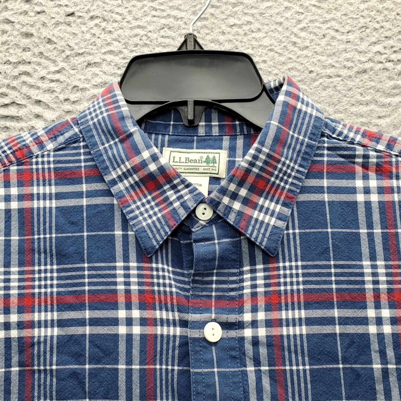 Vintage L.L. Bean Shirt Mens M Multi Plaid Button-Up Chest Pocket Traditional Fit Buttons Casual Vintage: No Size US M / EU 48-50 / 2 - 6 Thumbnail