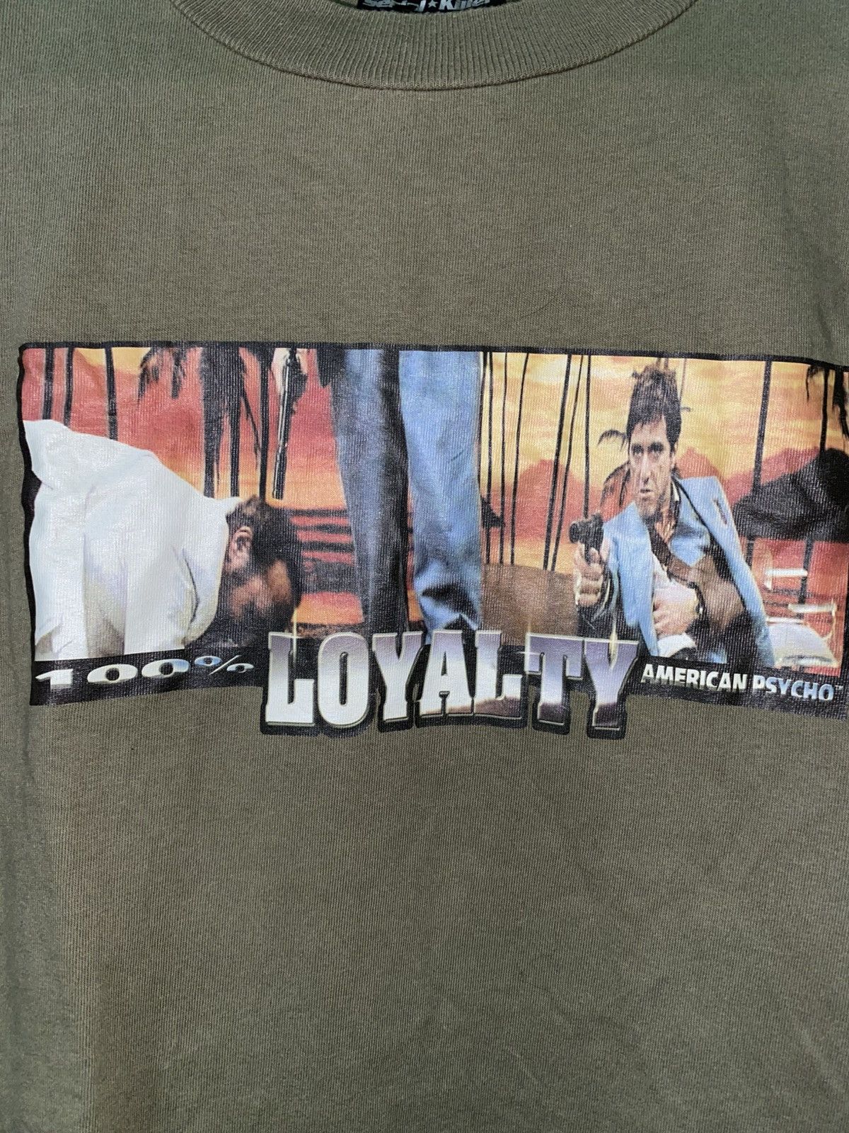 Vintage Vintage Serial Killer American Psycho Scarface Tee Size US L / EU 52-54 / 3 - 4 Thumbnail