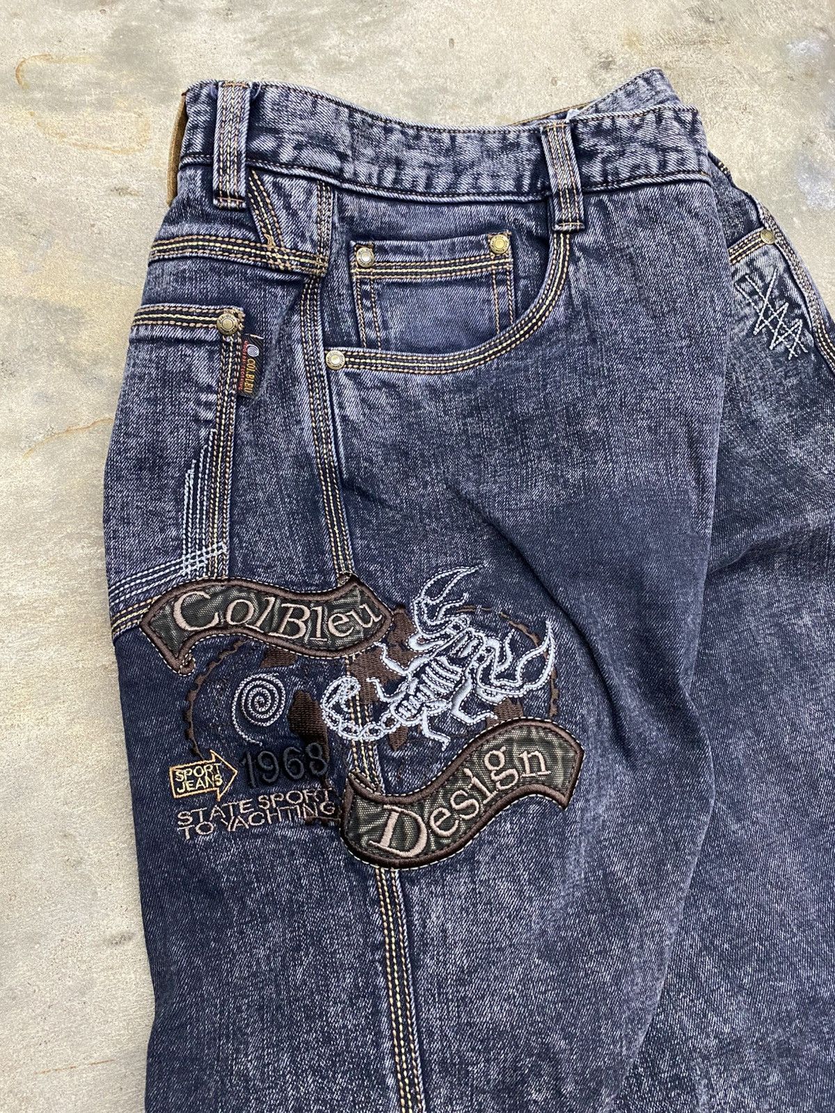 If Six Was Nine × Le Grande Bleu (L.G.B.) 💥bindding offer💥 japan grunge col bleu pant Size US 34 / EU 50 - 5 Thumbnail