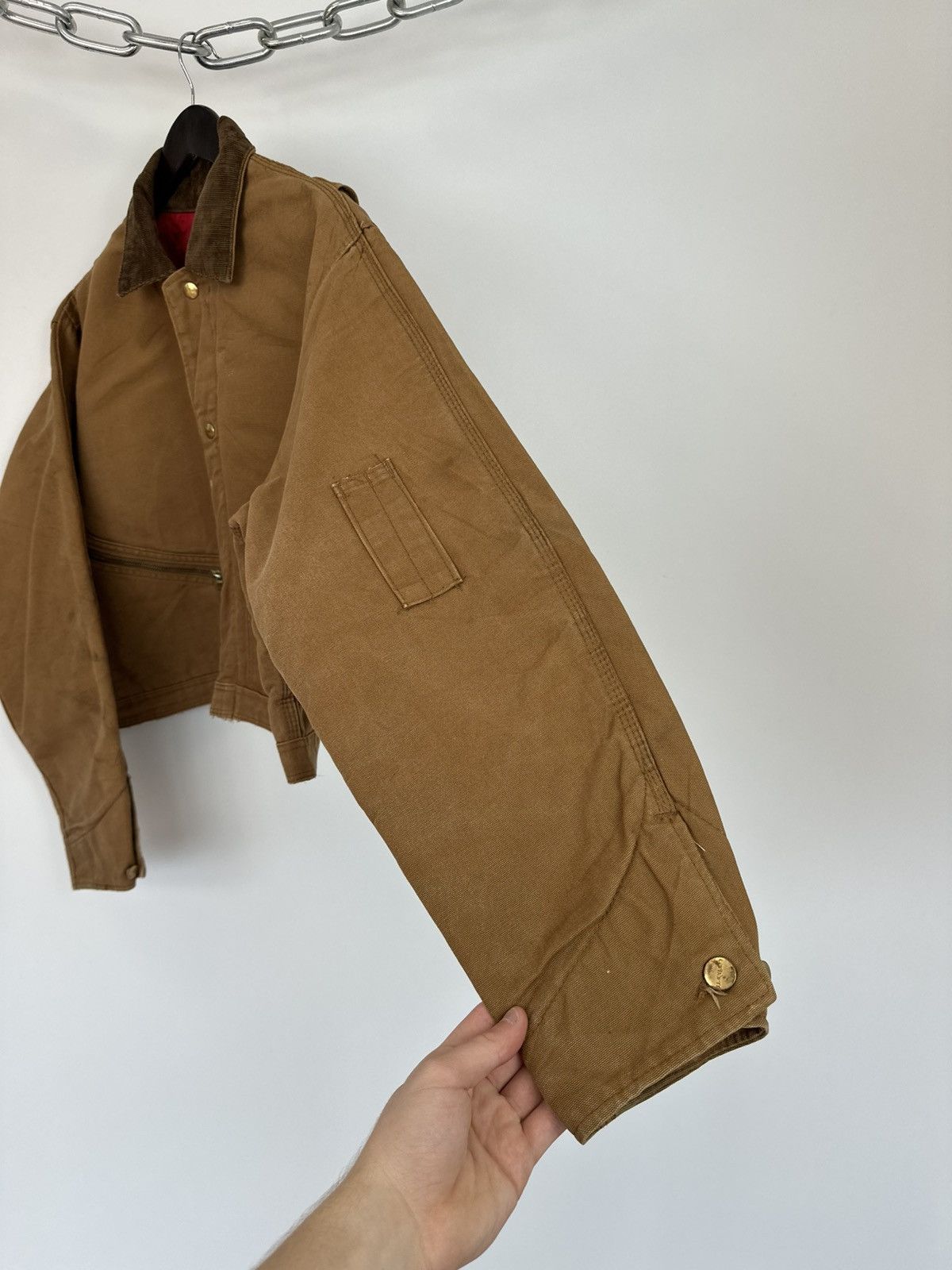 Carhartt Vintage 70s Carhartt USA Cropped Boxy Baggy Detroit Jacket Size US M / EU 48-50 / 2 - 10 Thumbnail