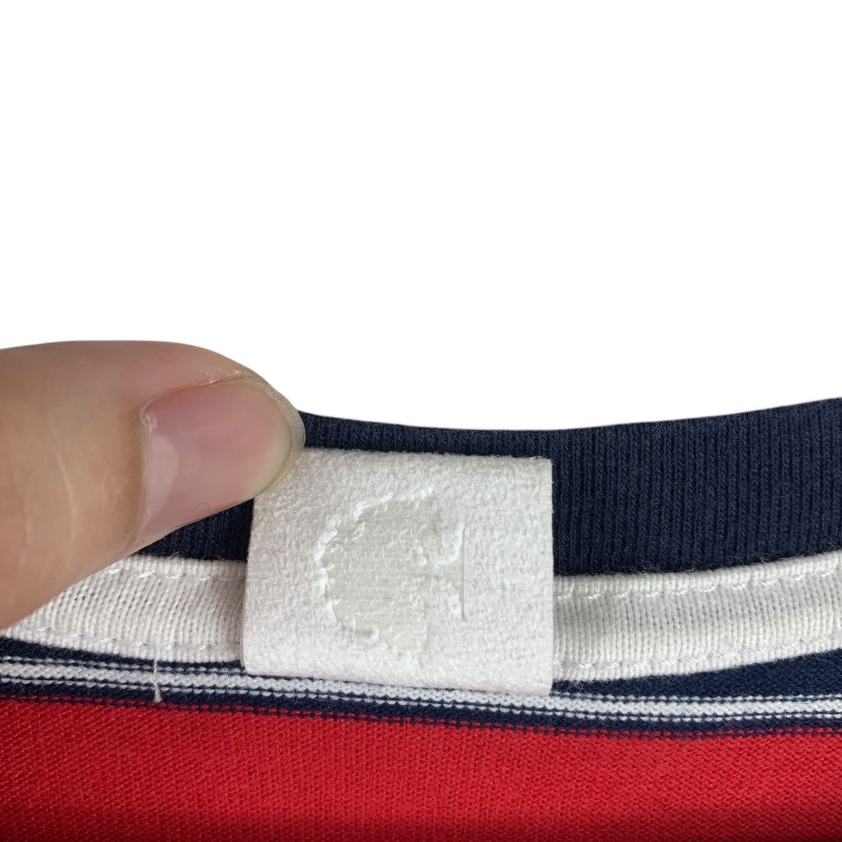 White Mountaineering WHITE MOUNTAINEERING three quarter stripe tee Size US M / EU 48-50 / 2 - 9 Thumbnail