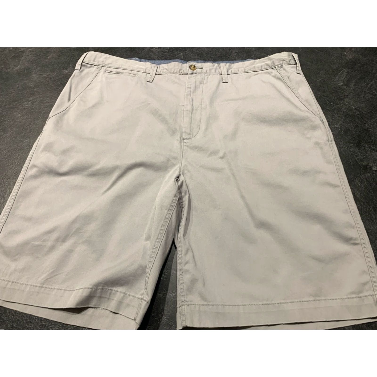 Polo Ralph Lauren VINTAGE Polo Ralph Lauren Chino Shorts Relaxed Fit Size 40 Men Gray Preowned Size US L / EU 52-54 / 3 - 2 Thumbnail