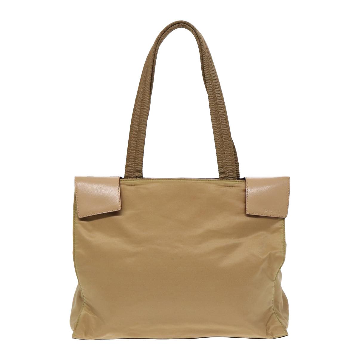 Prada Tessuto Beige Synthetic Tote Bag (Pre-Owned) Size ONE SIZE - 1 Thumbnail