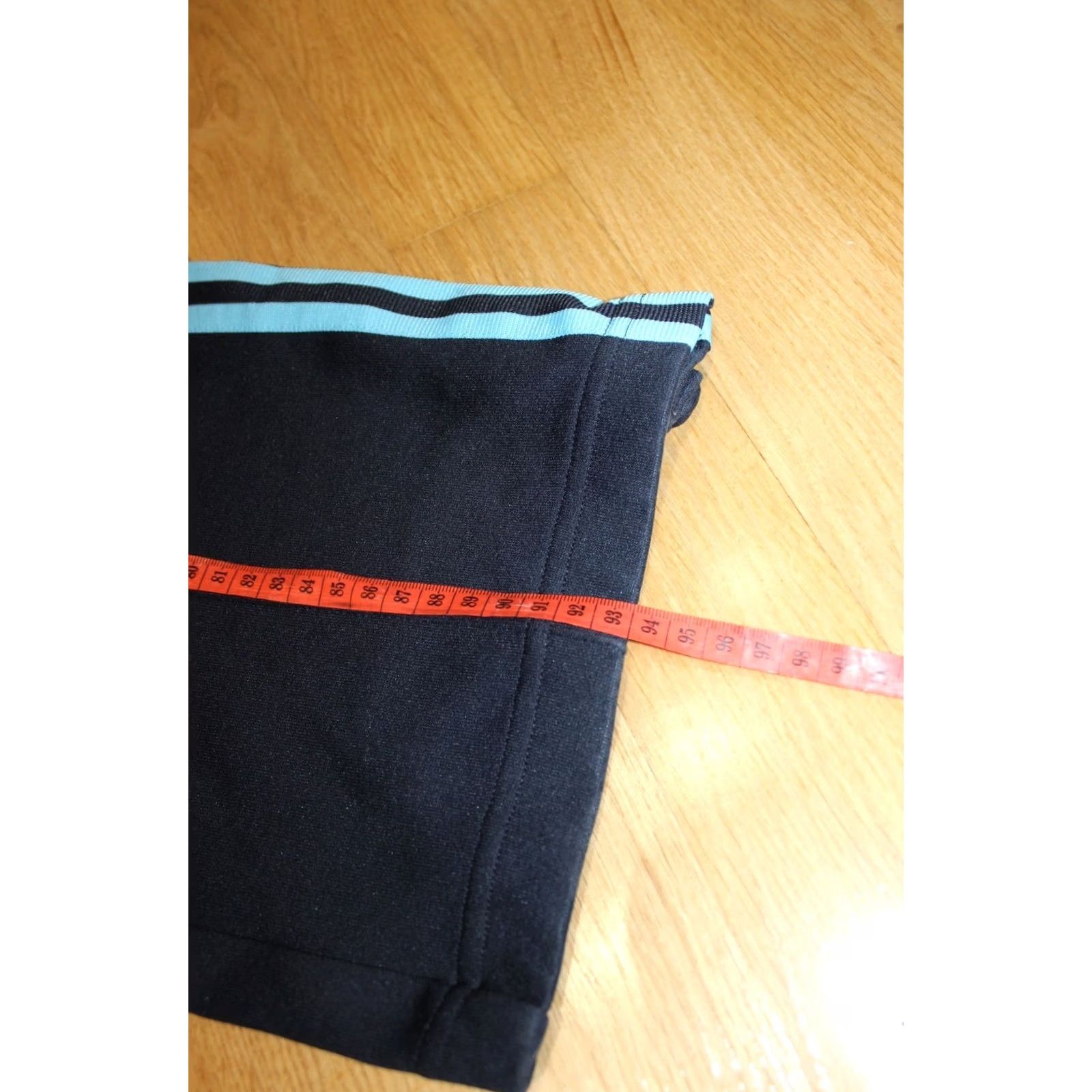 Adidas VINTAGE Adidas Pants Blue with blue stripes Track sport Pants - size 40 Size US 40 / EU 56 - 8 Thumbnail