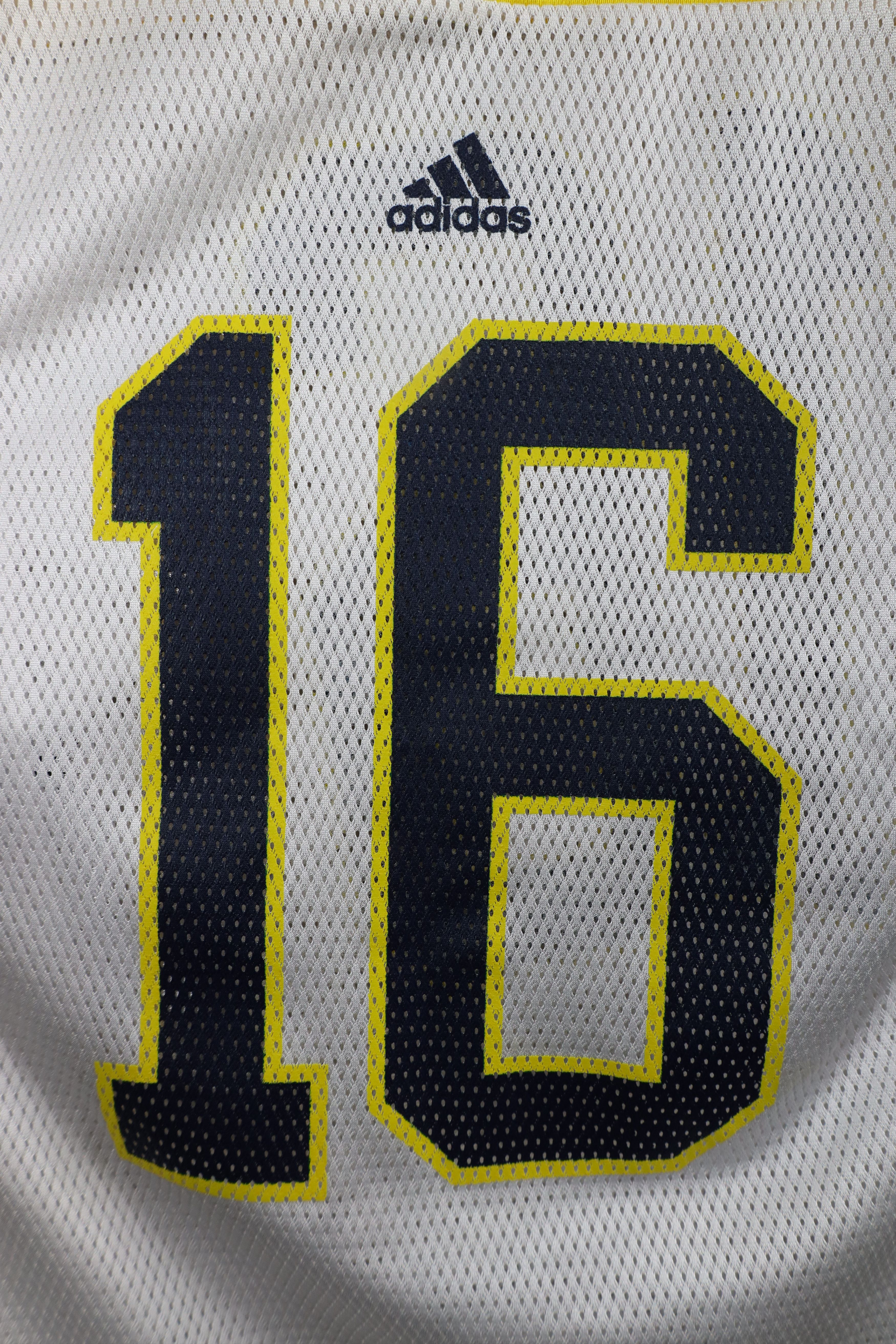 Adidas × Vintage Vintage Adidas Robinson University of Michigan Jersey Size US S / EU 44-46 / 1 - 5 Thumbnail