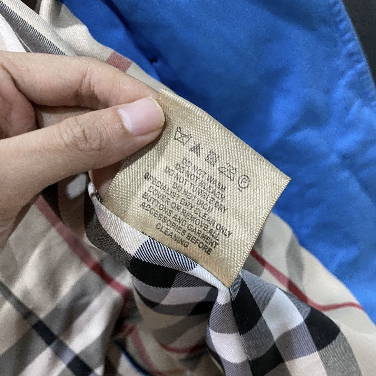 Burberry Archival Burberry Cerulean Blue Double-Breasted Trench Coat Size XS / US 0-2 / IT 36-38 - 23 Thumbnail