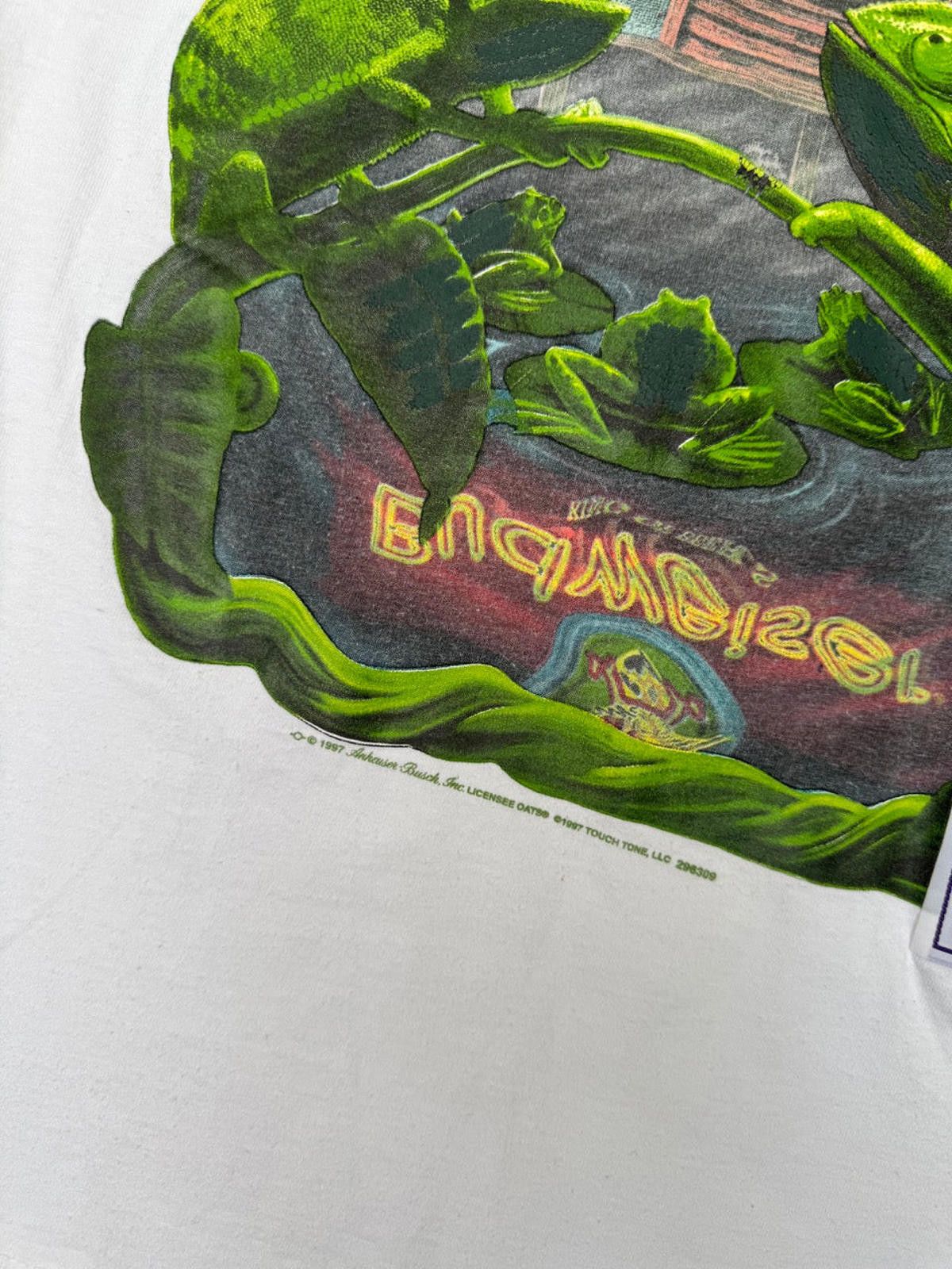 Designer 1997 Budwiser King of the Beers Graphic Tee Size ONE SIZE - 2 Thumbnail