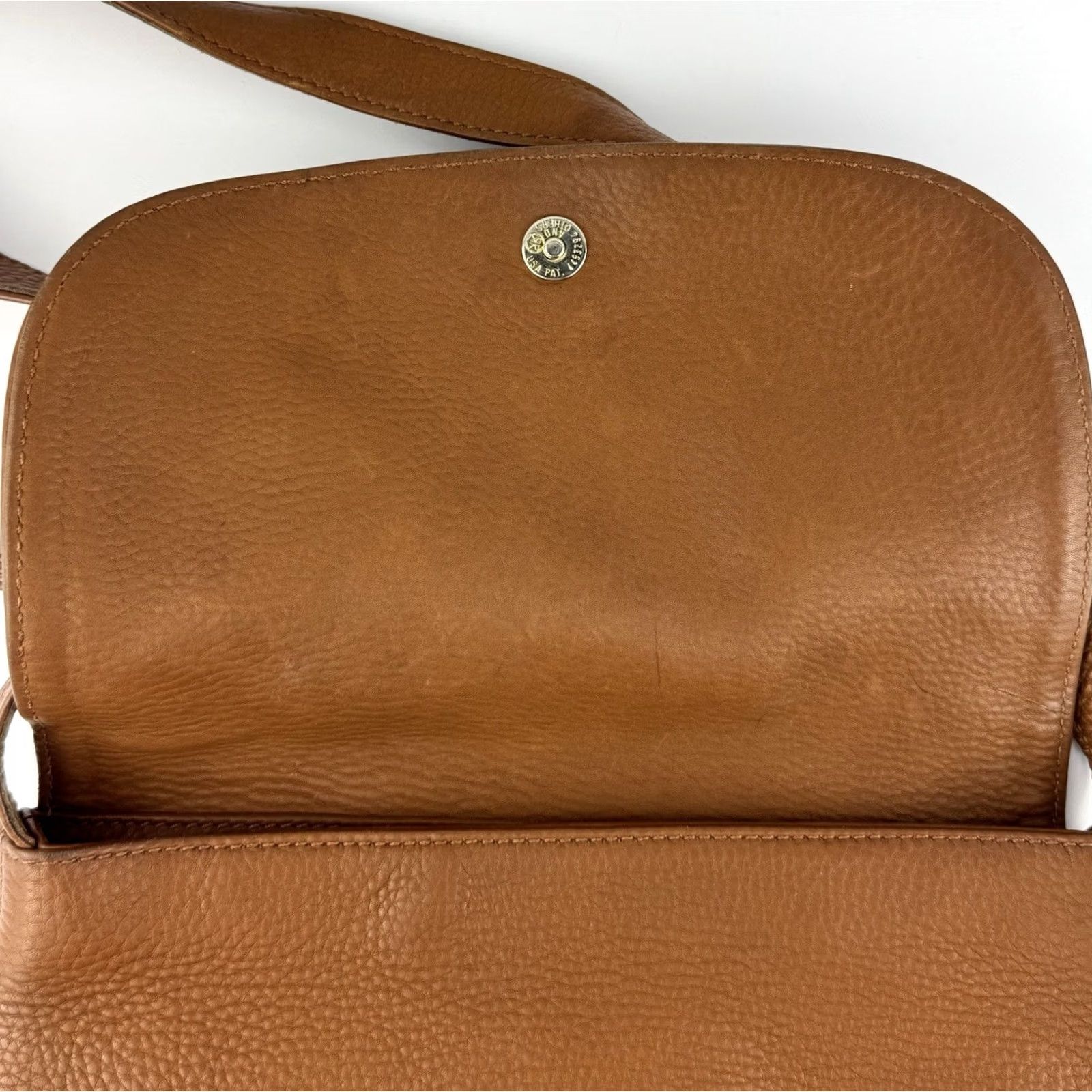 Coach VINTAGE Coach Bag Womens Sonoma Flap Bag 4903 Leather Brown Messenger USA 1990s Size ONE SIZE - 6 Thumbnail