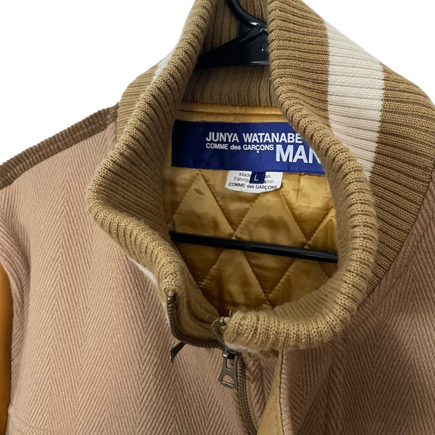 Junya Watanabe L Junya Watanabe MAN Comme Des Garcon cowhide varsity jacket Size US L / EU 52-54 / 3 - 3 Thumbnail