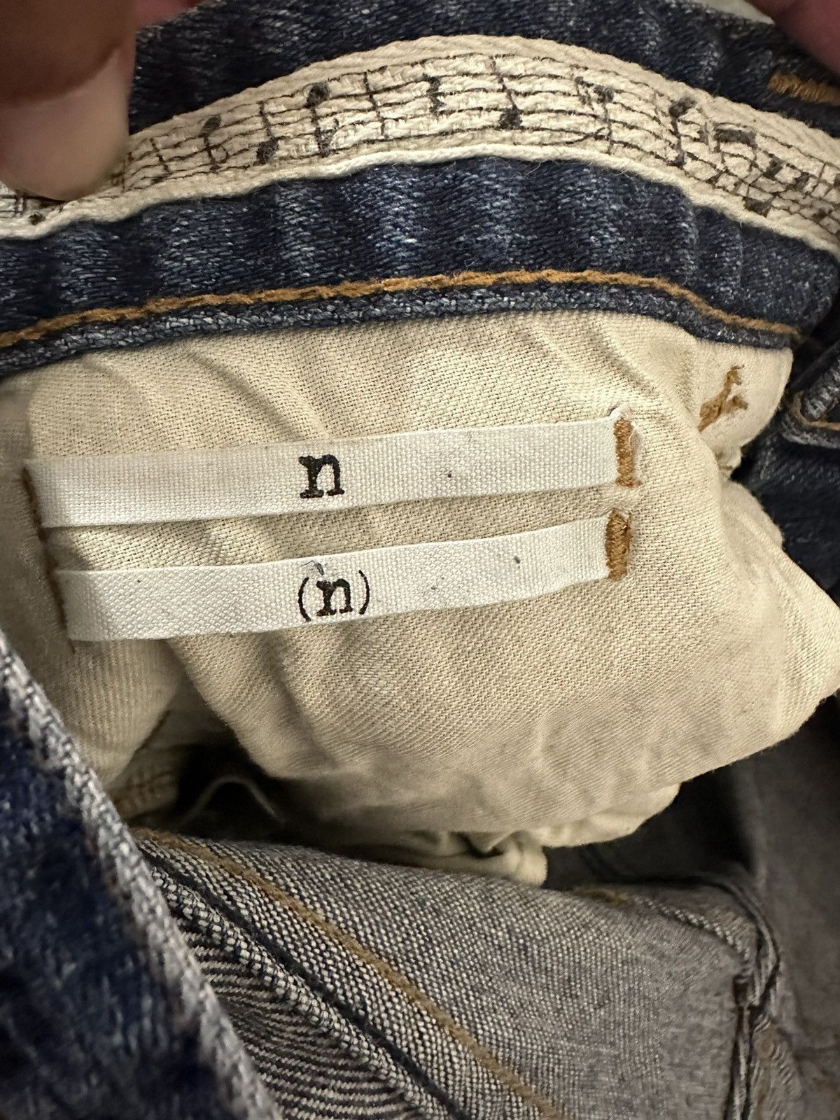 Japanese Brand Number (N)ine patchwork jeans Size US 30 / EU 46 - 12 Thumbnail