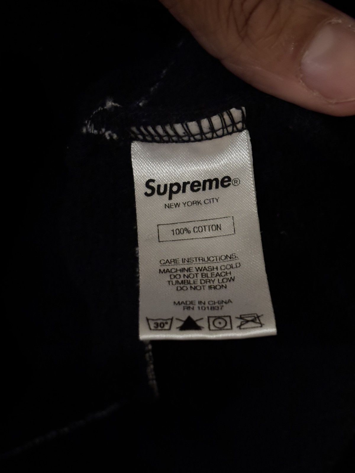 Supreme SS18 Supreme Piping Hoodie Size US M / EU 48-50 / 2 - 6 Thumbnail