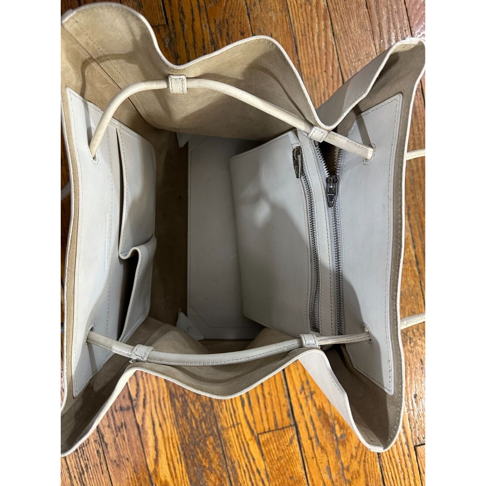 Alexander Wang Alexander Wang Prisma Tote Bag Large Beige Smooth Leather Size ONE SIZE - 2 Thumbnail