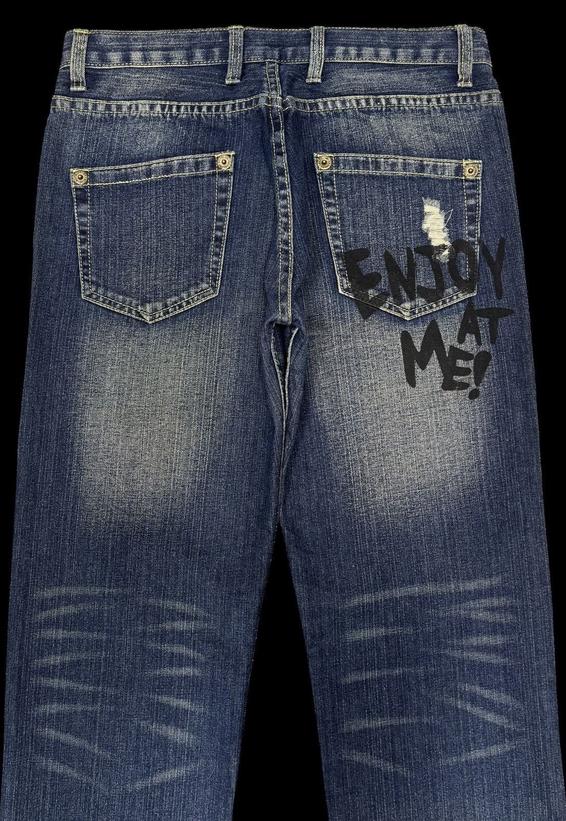 Hysteric Glamour SKY BLUE HYSTERIC GLAMOUR STYLE DISTRESSED DENIM JEANS Size US 30 / EU 46 - 8 Thumbnail