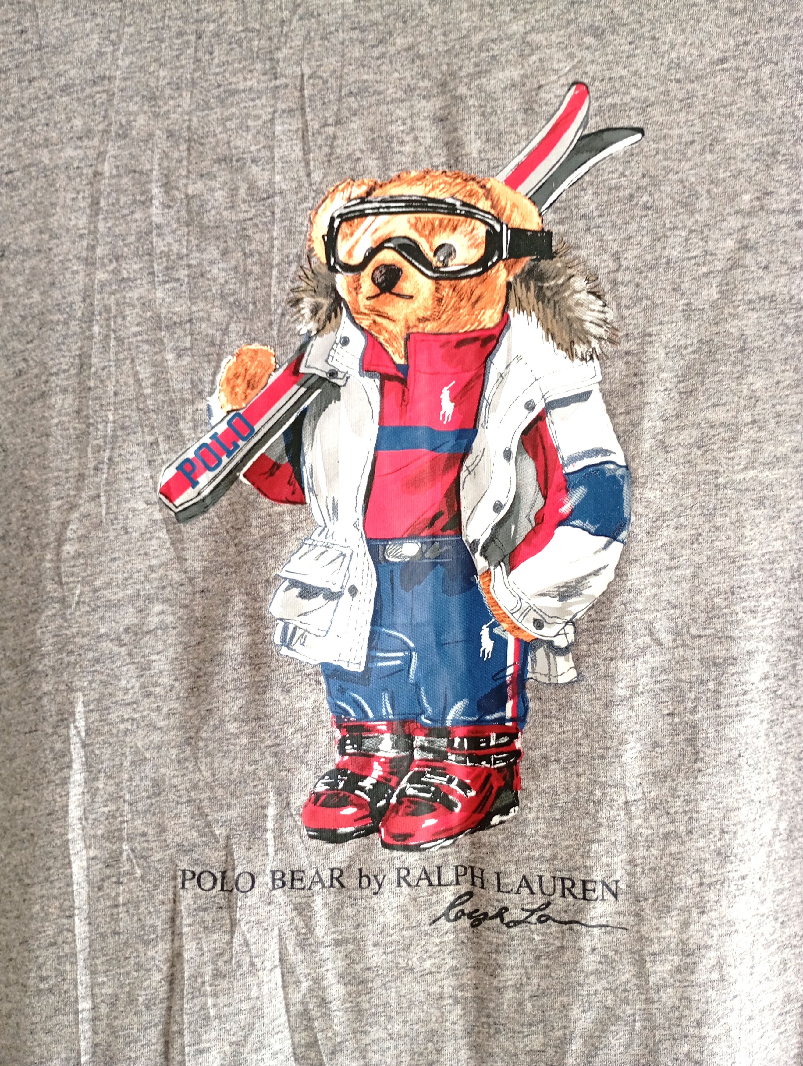 Polo Ralph Lauren Vintage Polo Bear Long Sleeve tee size M Size US M / EU 48-50 / 2 - 3 Thumbnail