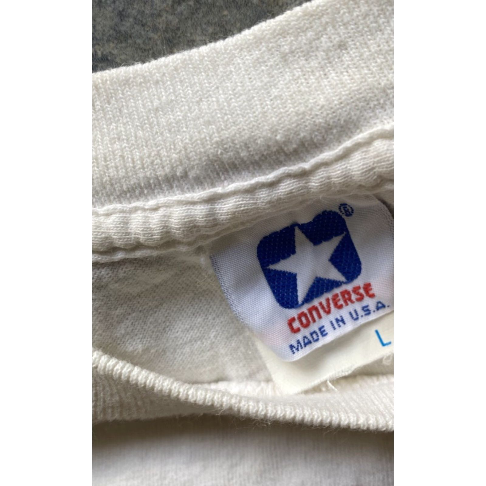 Converse VINTAGE Converse T-Shirt Shirt Men L White Volleyball USA Made Size US L / EU 52-54 / 3 - 6 Thumbnail
