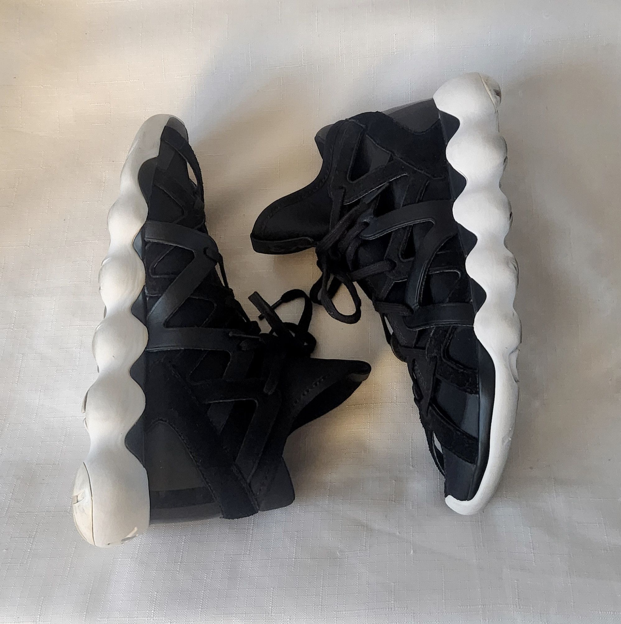 Adidas Adidas Y-3 Kyojo High Yohji Yamamoto Black Sneakers BB4739 Size US 8 / EU 41 - 5 Thumbnail