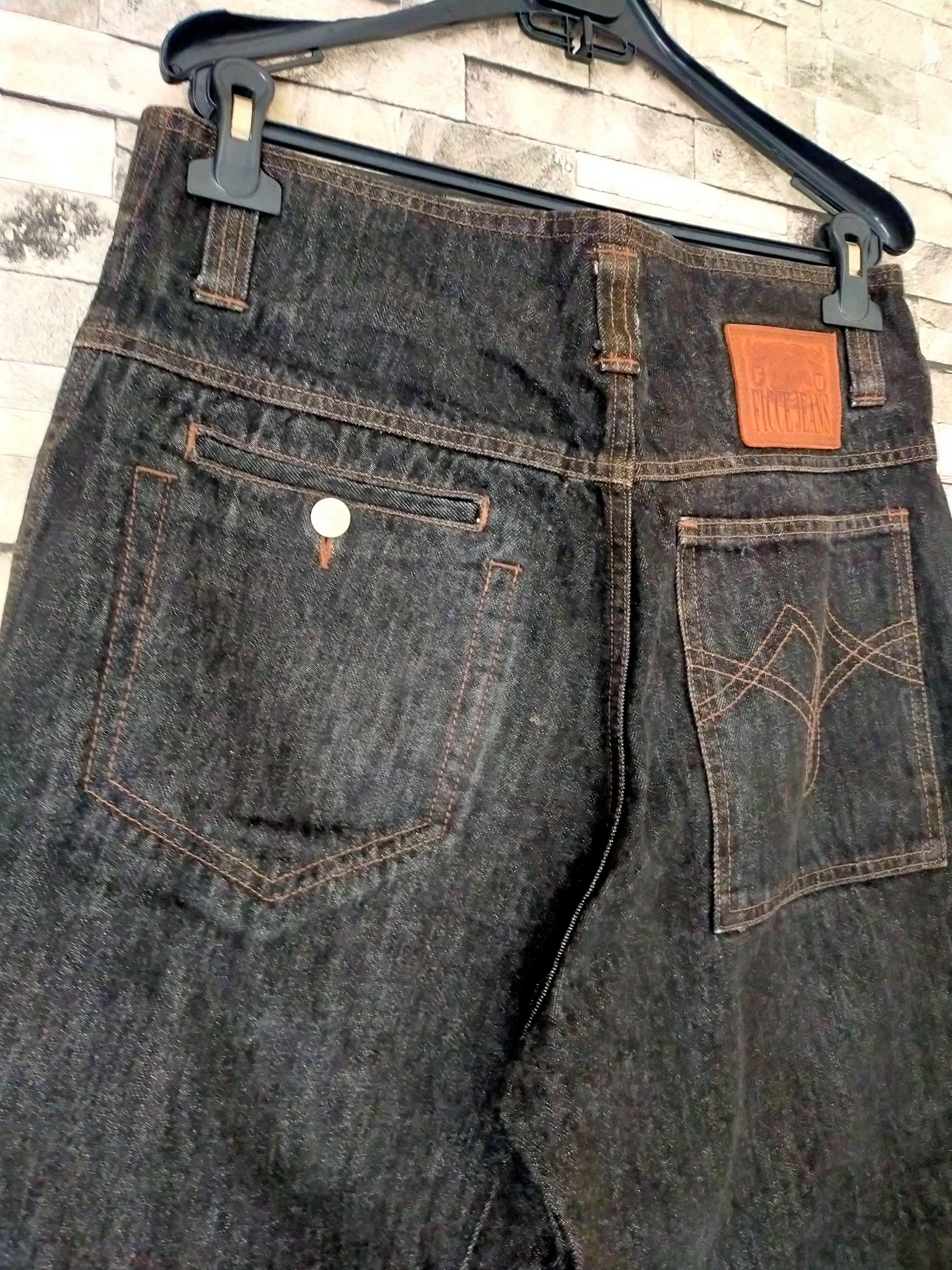 Yoshiyuki Konishi Ficce by yoshiyuki konishi Beethoven wide leg baggy jeans Size US 32 / EU 48 - 5 Thumbnail