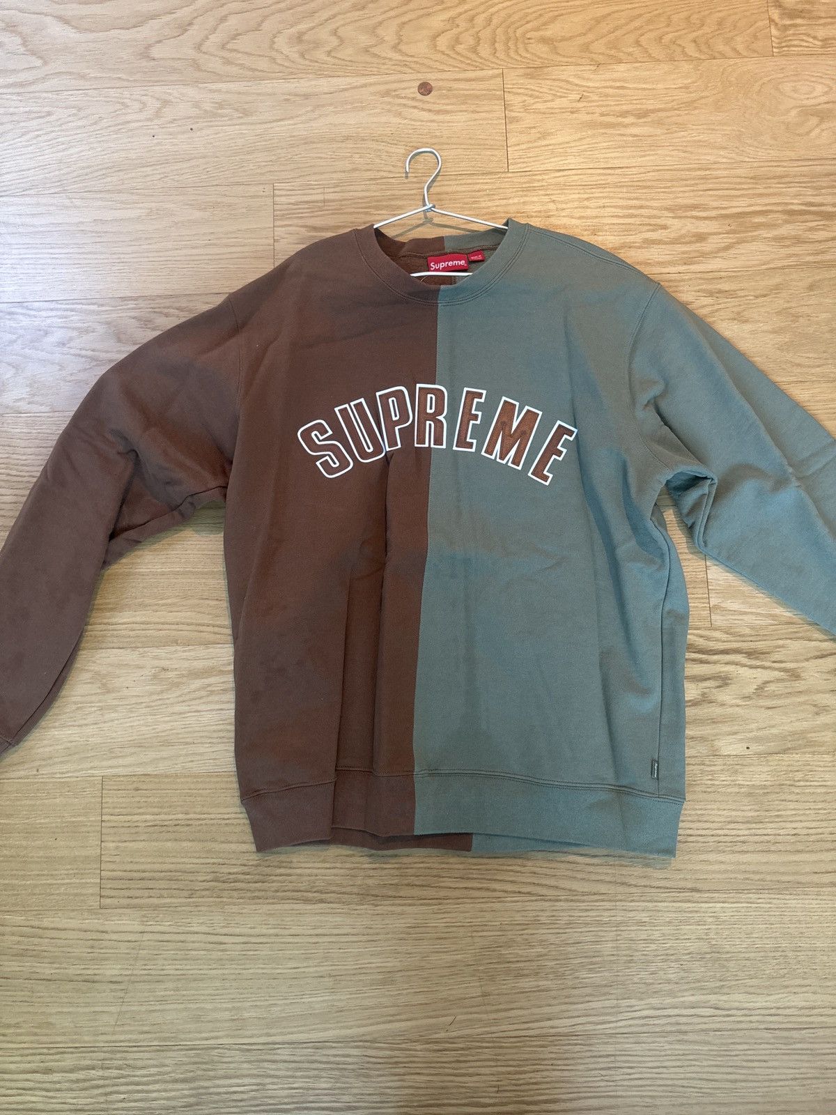 Supreme supreme crew brown green Size US XL / EU 56 / 4 - 2 Thumbnail