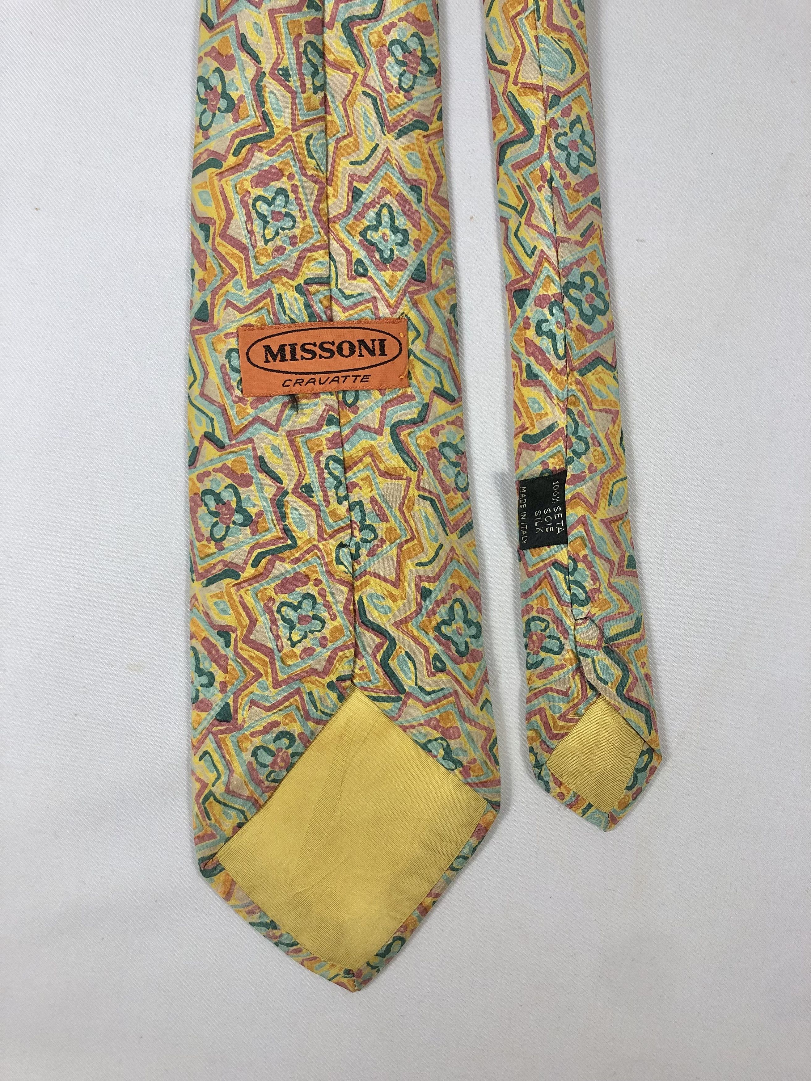 Missoni Rare Vintage Missoni Silk Tie Made in Italy Size ONE SIZE - 5 Thumbnail