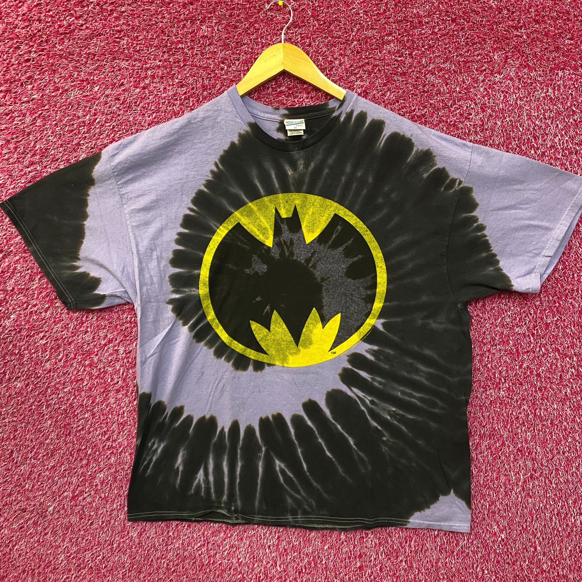 DC DC Batman Logo Graphic Design Tie Dye T-Shirt XL Size US XL / EU 56 / 4 - 1 Thumbnail