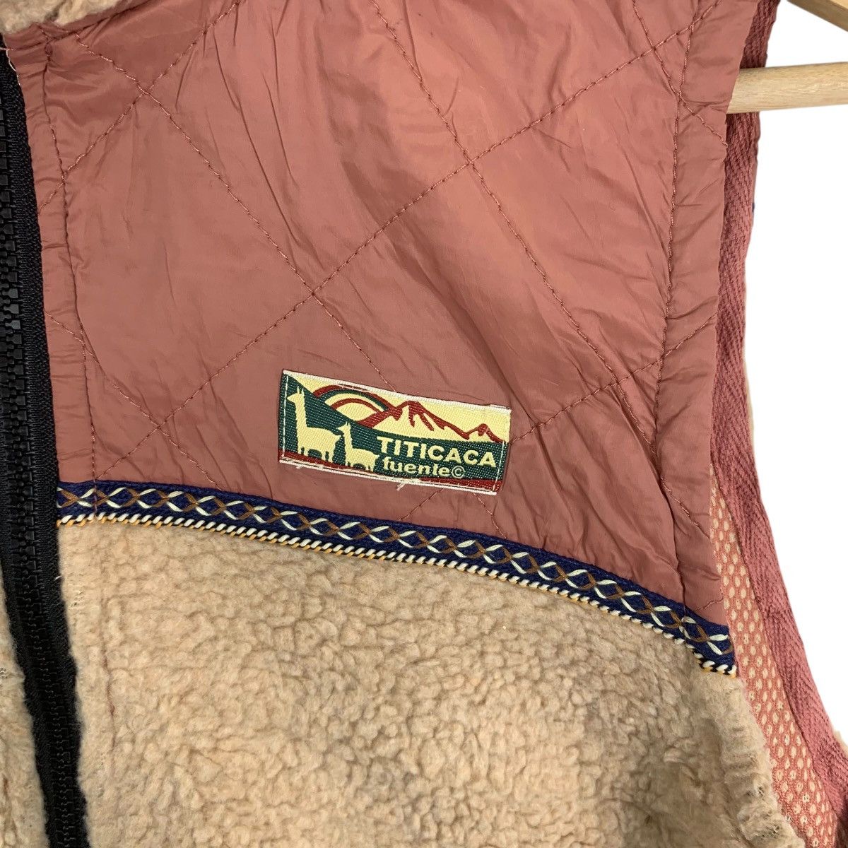 Vintage Vintage TITICACA FUENTE NATIVE Fleece Vest Jacket Windbreake Size S / US 4 / IT 40 - 4 Thumbnail
