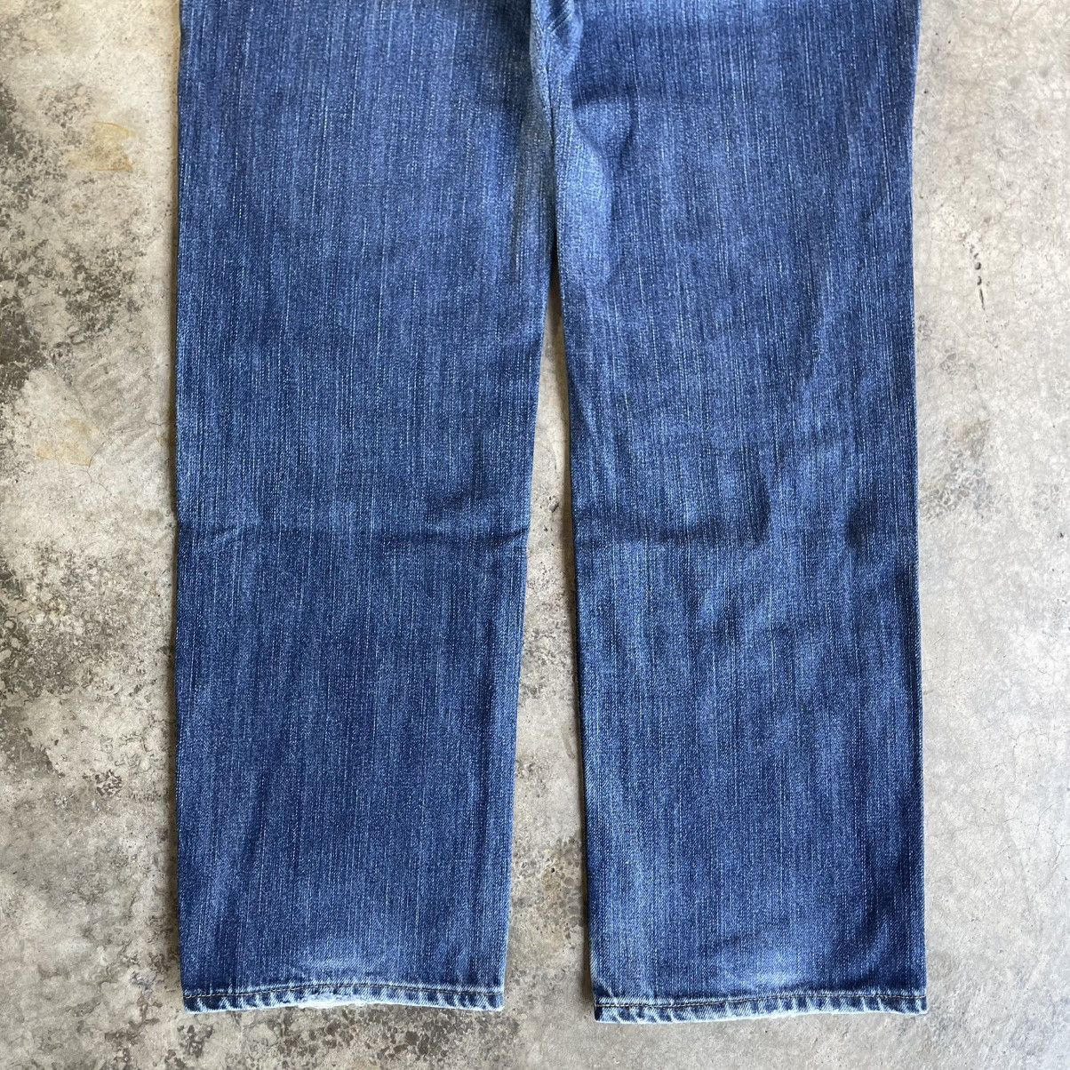 Edwin 🔥Vintage Edwin 404 Stoned Washed Ripped Distress Denim Jeans Size US 32 / EU 48 - 6 Thumbnail