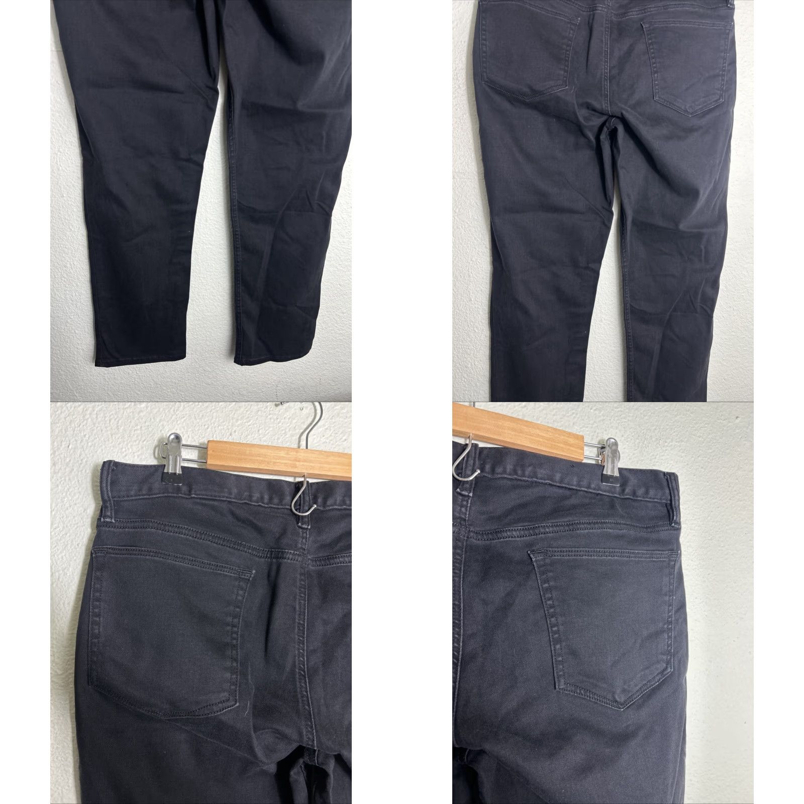Banana Republic VINTAGE Banana Republic Traveler Jeans Black Slim Fit 38x30 Men Jeans Slim Straight 90s? Size US 36 / EU 52 - 8 Thumbnail