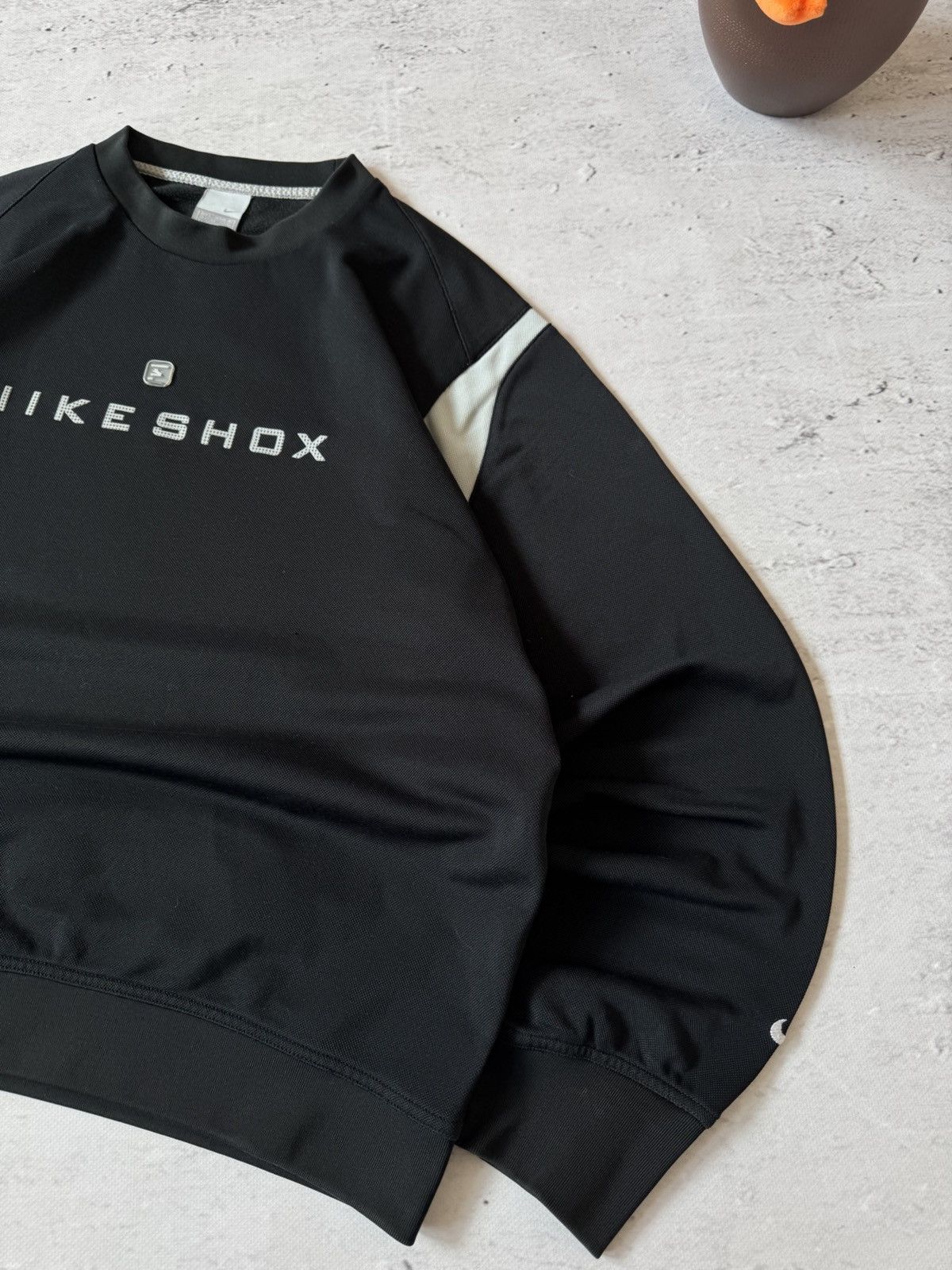 Nike × Vintage NIKE SHOX VINTAGE 00s OVERSIZE BAGGY SWEATSHIRT CENTER LOGO Size US L / EU 52-54 / 3 - 3 Thumbnail