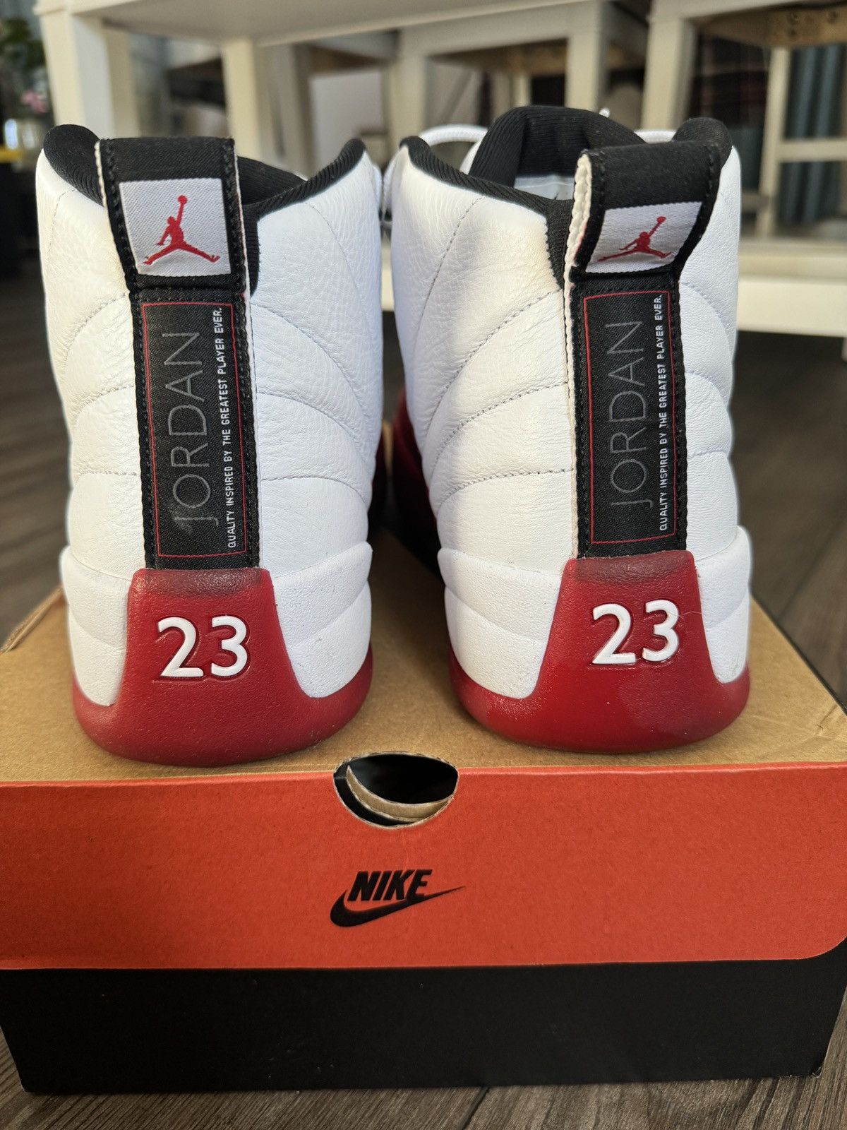 Jordan Brand Jordan 12 cherry 2023 Size US 12 / EU 45 - 3 Thumbnail
