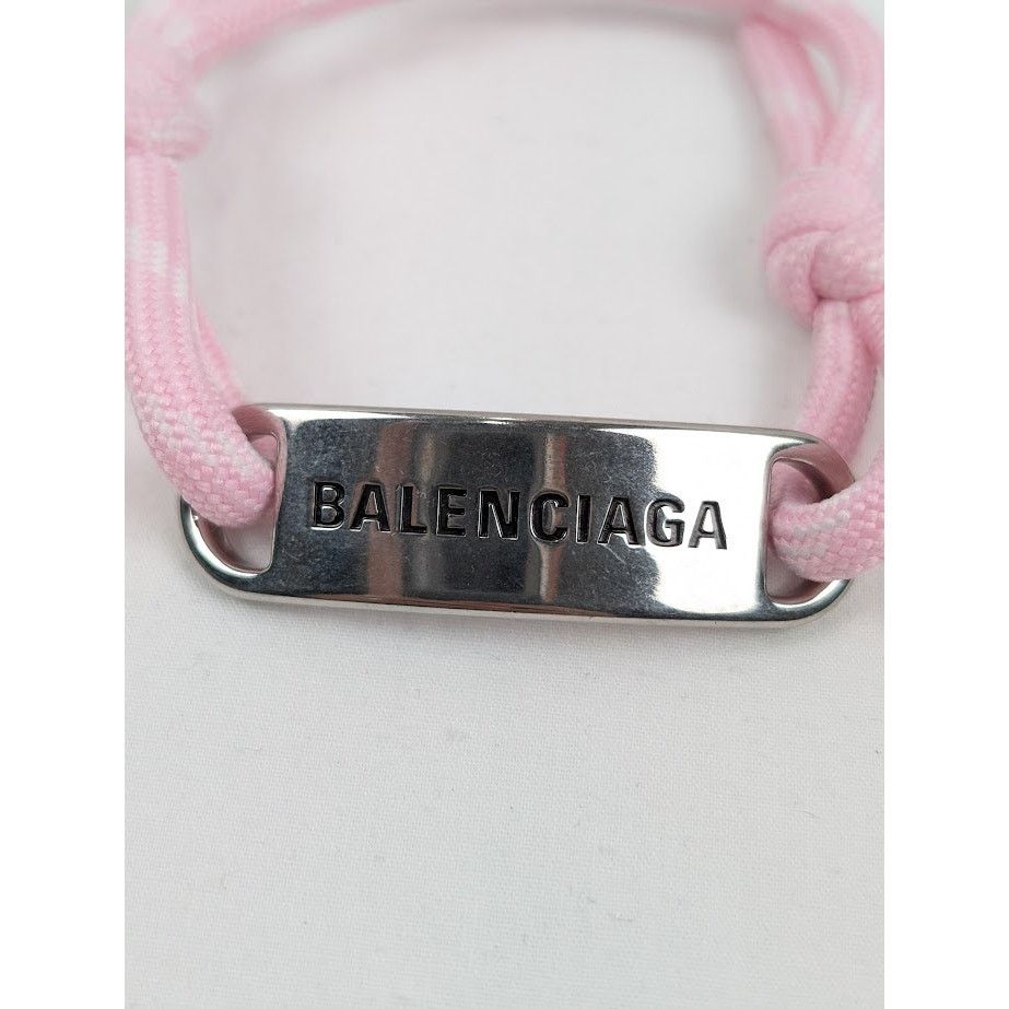 Balenciaga o1rshd1 Q:2 / Size: OS / Plate Bracelet in Pink Size ONE SIZE - 5 Thumbnail
