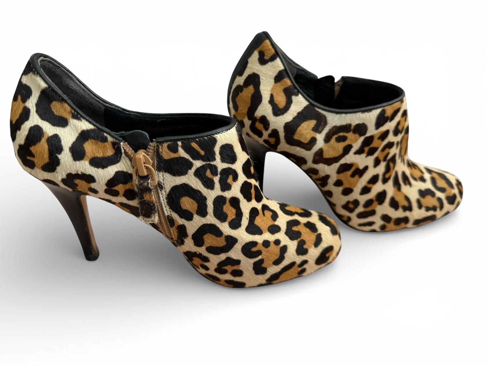 Cole Haan Cole Haan + Nike Air Collab Leopard Print Heel Ankle Boots Size US 7.5 / IT 37.5 - 3 Thumbnail