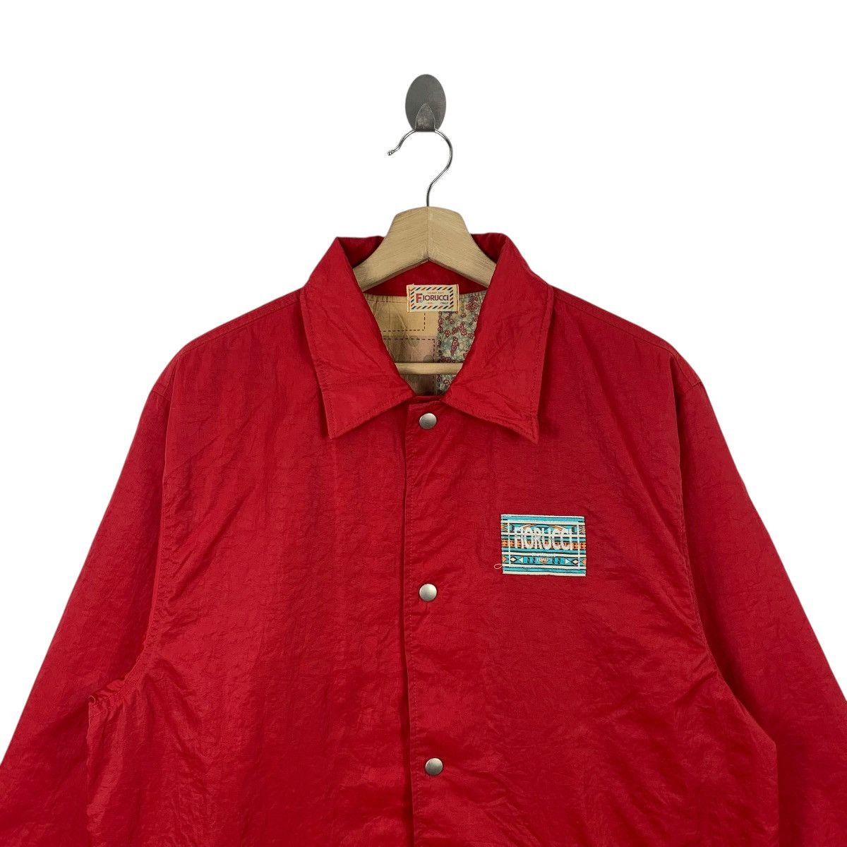 Fiorucci × Vintage Vintage FIORUCCI Italy Italian Designer Jacket Windbreaker Size US XL / EU 56 / 4 - 4 Thumbnail
