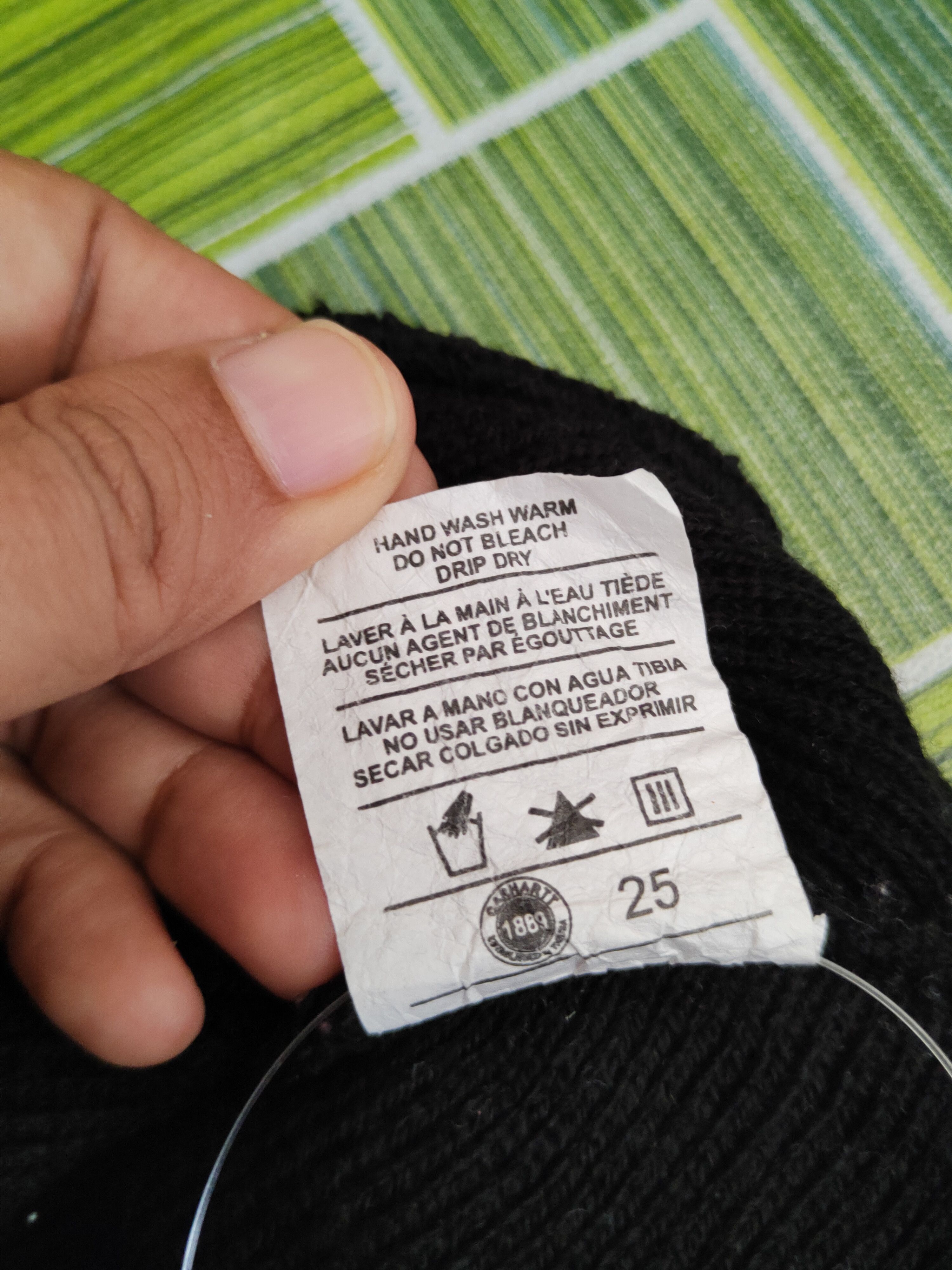 Carhartt Carhartt Black Knitwear Beanies #S2899 Size ONE SIZE - 4 Thumbnail