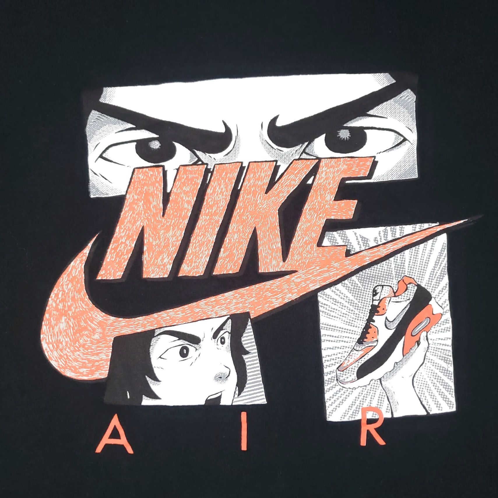 Nike Nike Mens XL T-Shirt Black Crew Neck Short Sleeve Logo Casual All Seasons Size US XL / EU 56 / 4 - 2 Thumbnail