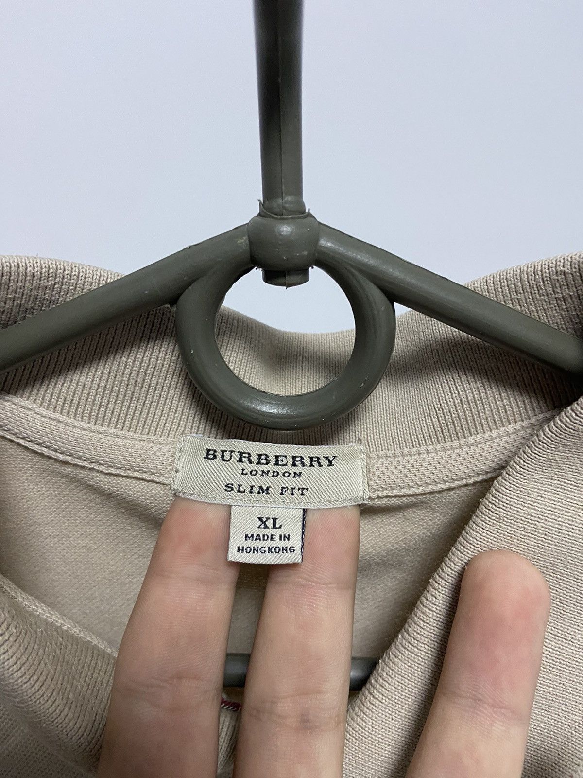 Burberry × Vintage Burberry Vintage T-Shirt Polo Small Logo luxury Size US XL / EU 56 / 4 - 4 Thumbnail