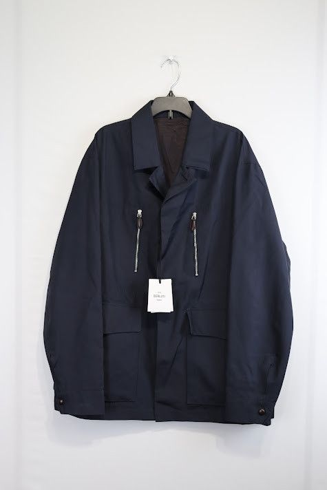 Berluti o1rshd1 Technical Travel Jacket in Cold Night Blue Size US M / EU 48-50 / 2 - 1 Thumbnail