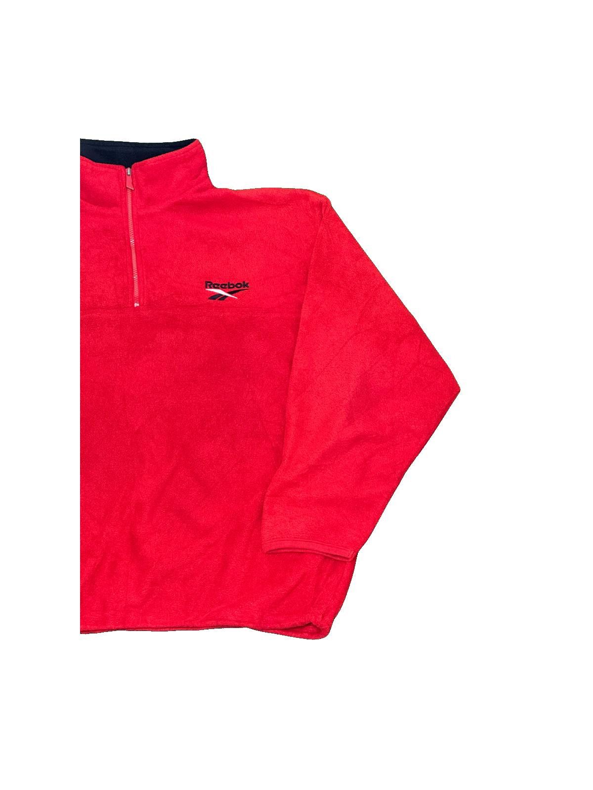 Designer Reebok Quarter Zip Sweater Size US XL / EU 56 / 4 - 5 Thumbnail