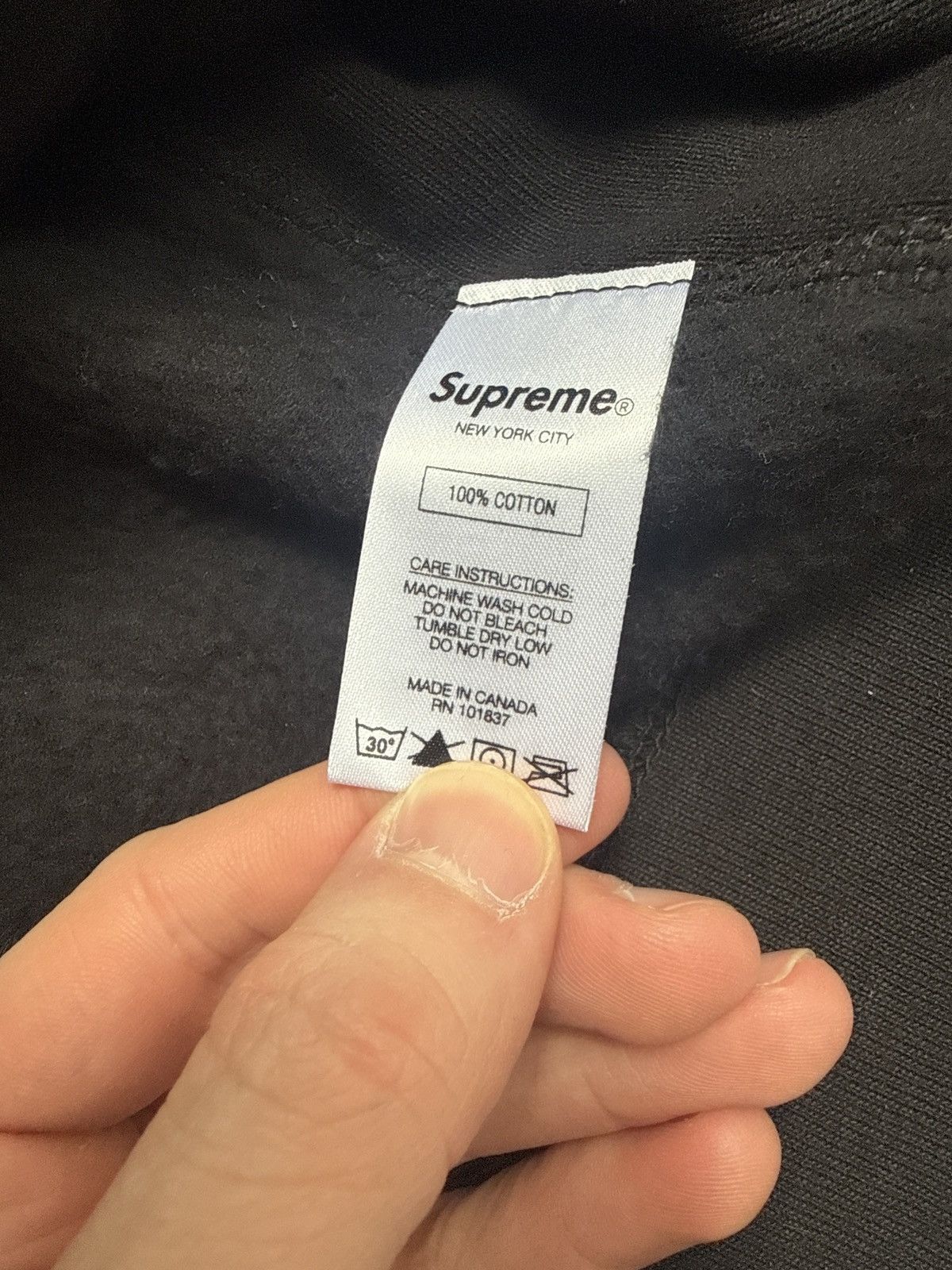 Supreme 2020 - Cross Box Logo Hoodie - Black - Large Size US L / EU 52-54 / 3 - 4 Thumbnail