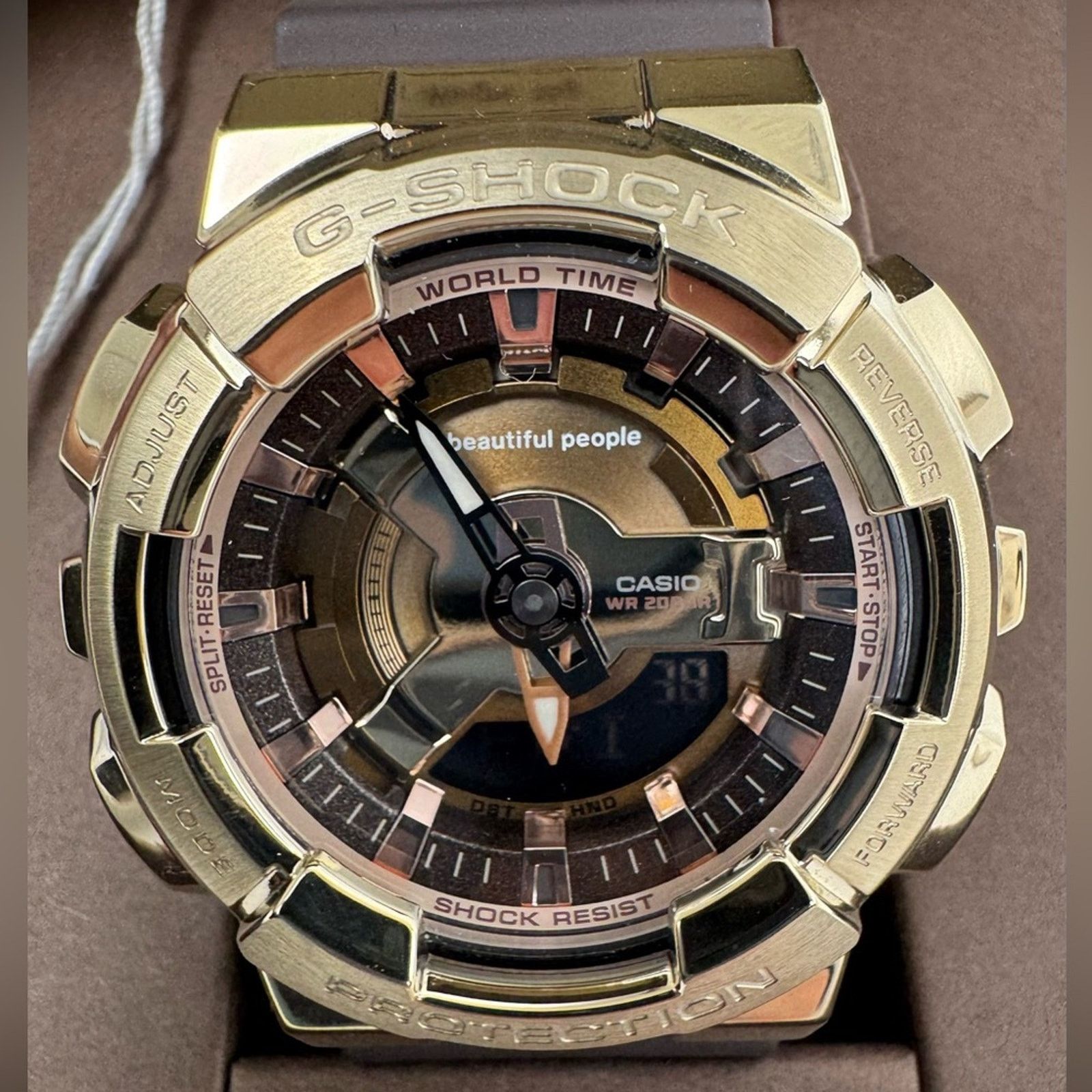 G Shock Casio G-Shock x Beautiful People Brown Analog-Digital Watch Size ONE SIZE - 8 Thumbnail