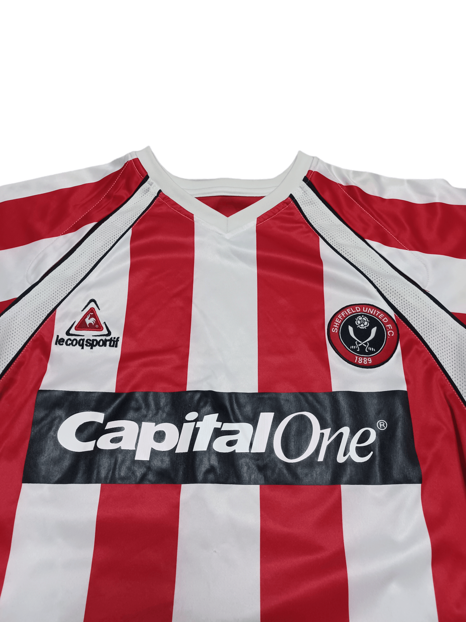 Le Coq Sportif SHEFFIELD UNITED 2006/2007 LE COQ SPORTIFF SOCCER JERSEY Size US S / EU 44-46 / 1 - 2 Thumbnail