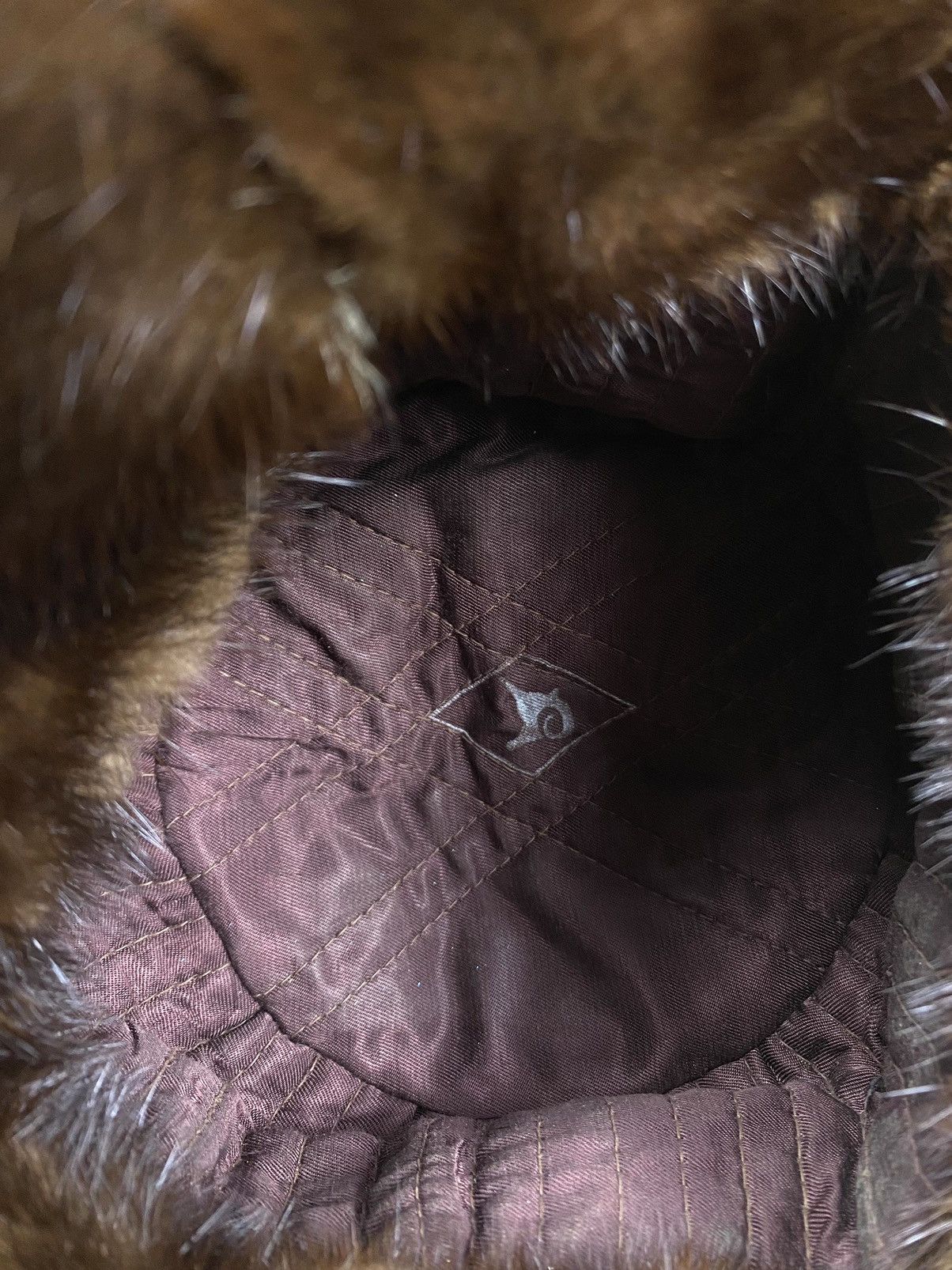 Vintage Vintage Soviet Era Black Fur Ushanka Trapper Hat Winter Cap Size ONE SIZE - 12 Thumbnail