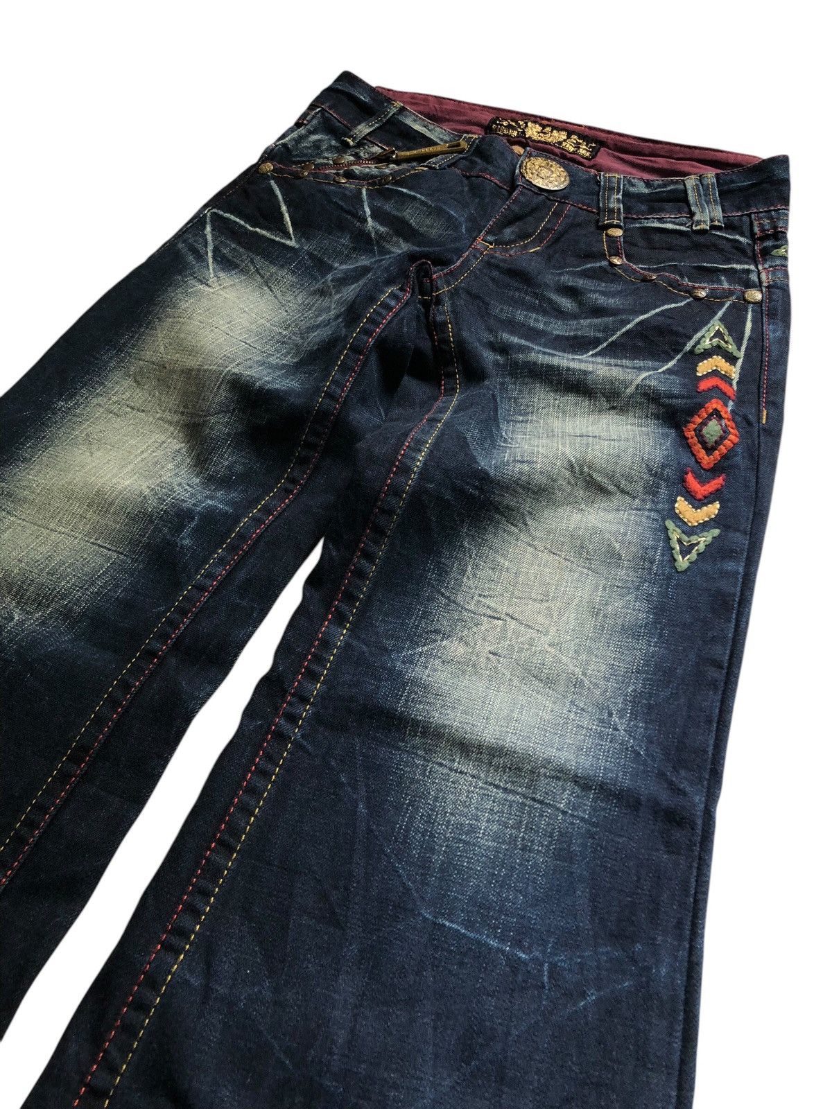 If Six Was Nine Riobera low rise flare jeans Size US 30 / EU 46 - 5 Thumbnail