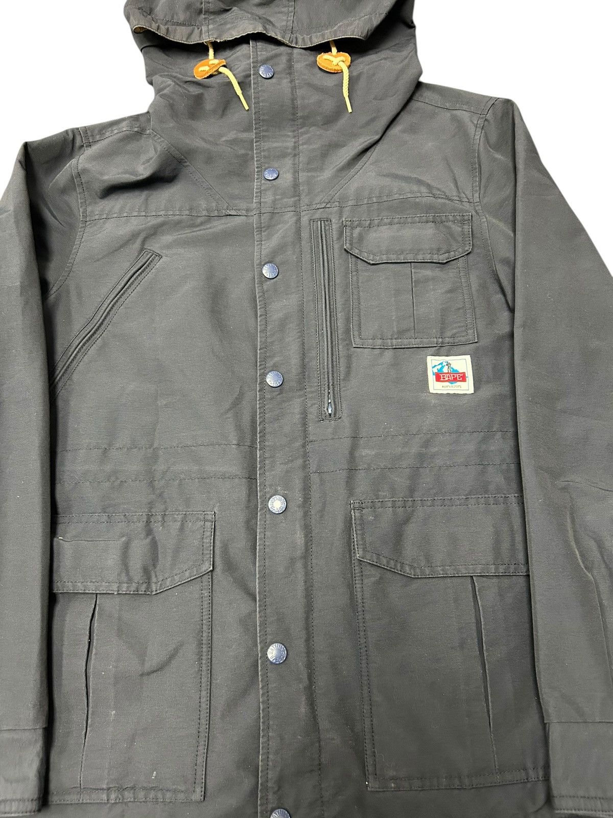 Bape Vintage Bape Mountain Sports Jacket Navy - Size Medium Size US M / EU 48-50 / 2 - 2 Thumbnail