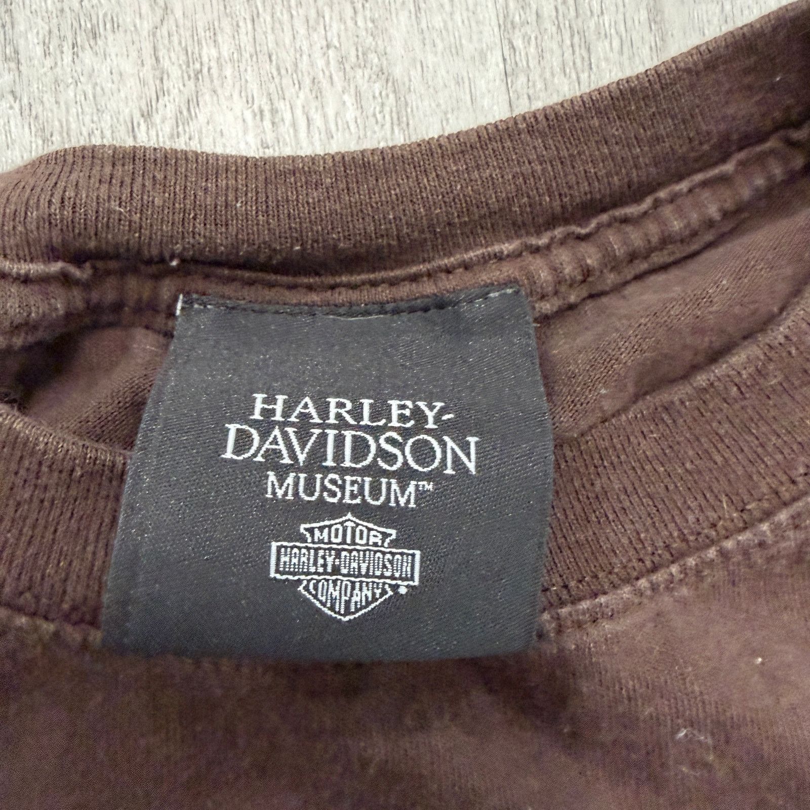 Harley Davidson Vintage Harley Davidson Shirt Men's 2XL Brown Long Sleeve Size US XXL / EU 58 / 5 - 4 Thumbnail