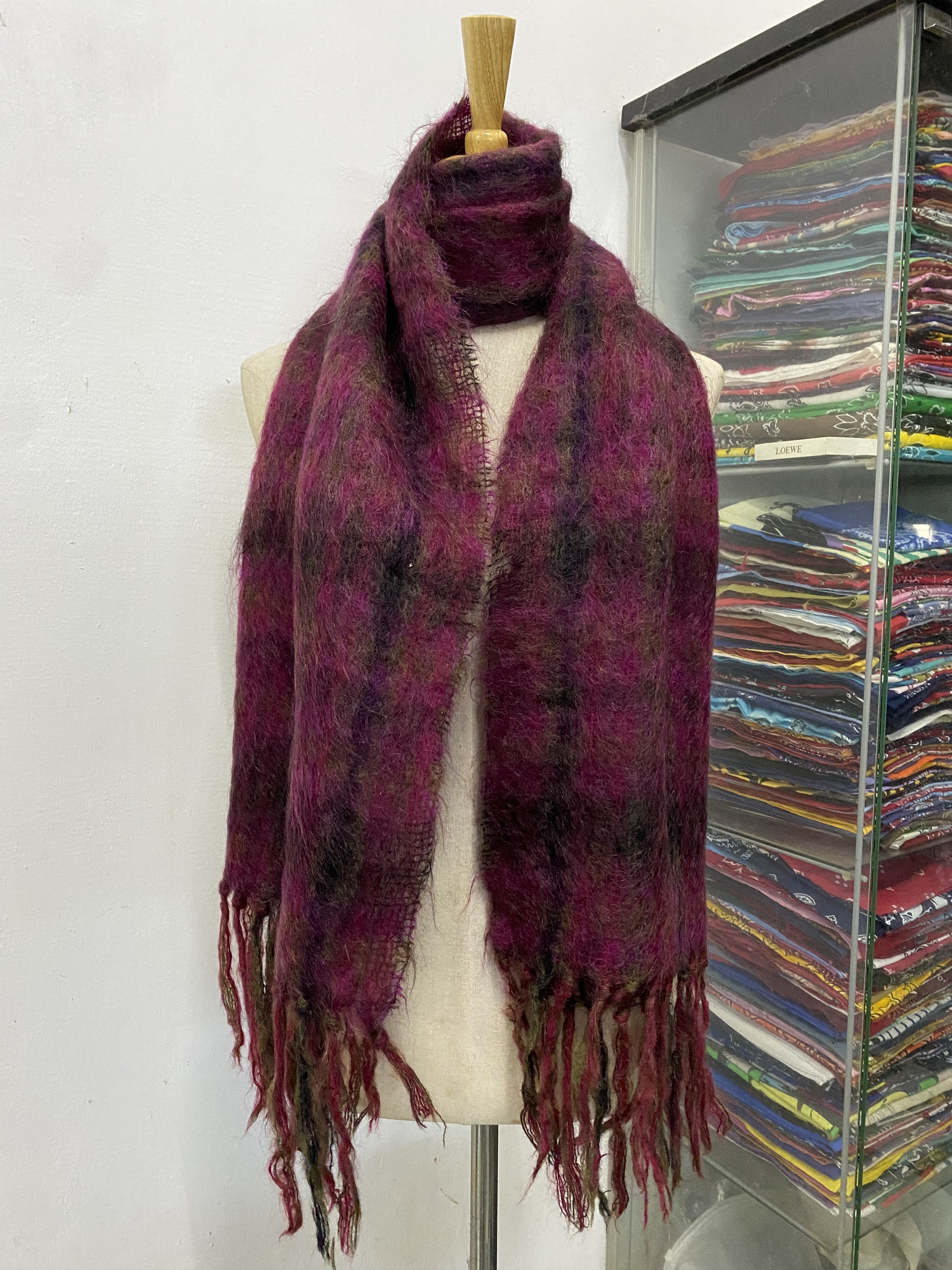 Vintage Vintage Mohair Scarf / Muffler / Neckwear Size ONE SIZE - 1 Thumbnail